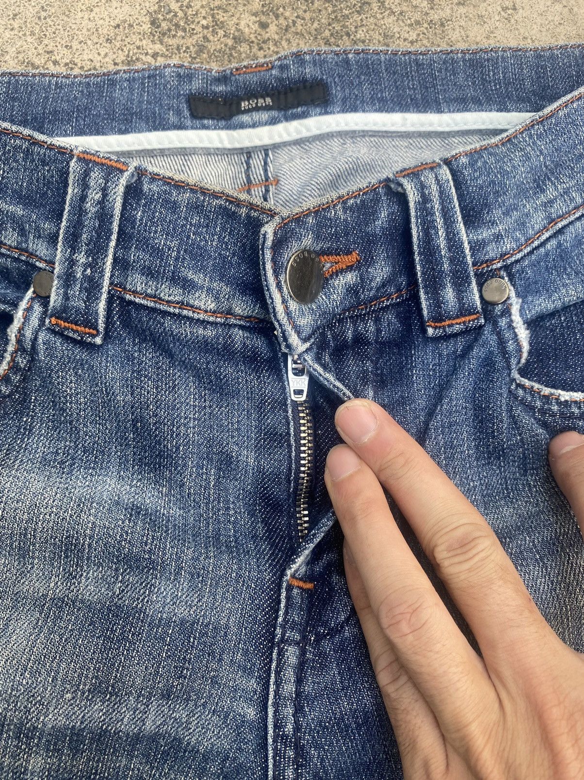 Hugo Boss × If Six Was Nine × Japanese Brand Flare Jeans Hugo Boss Distressed Bootcut Size US 30 / EU 46 - 11 Thumbnail