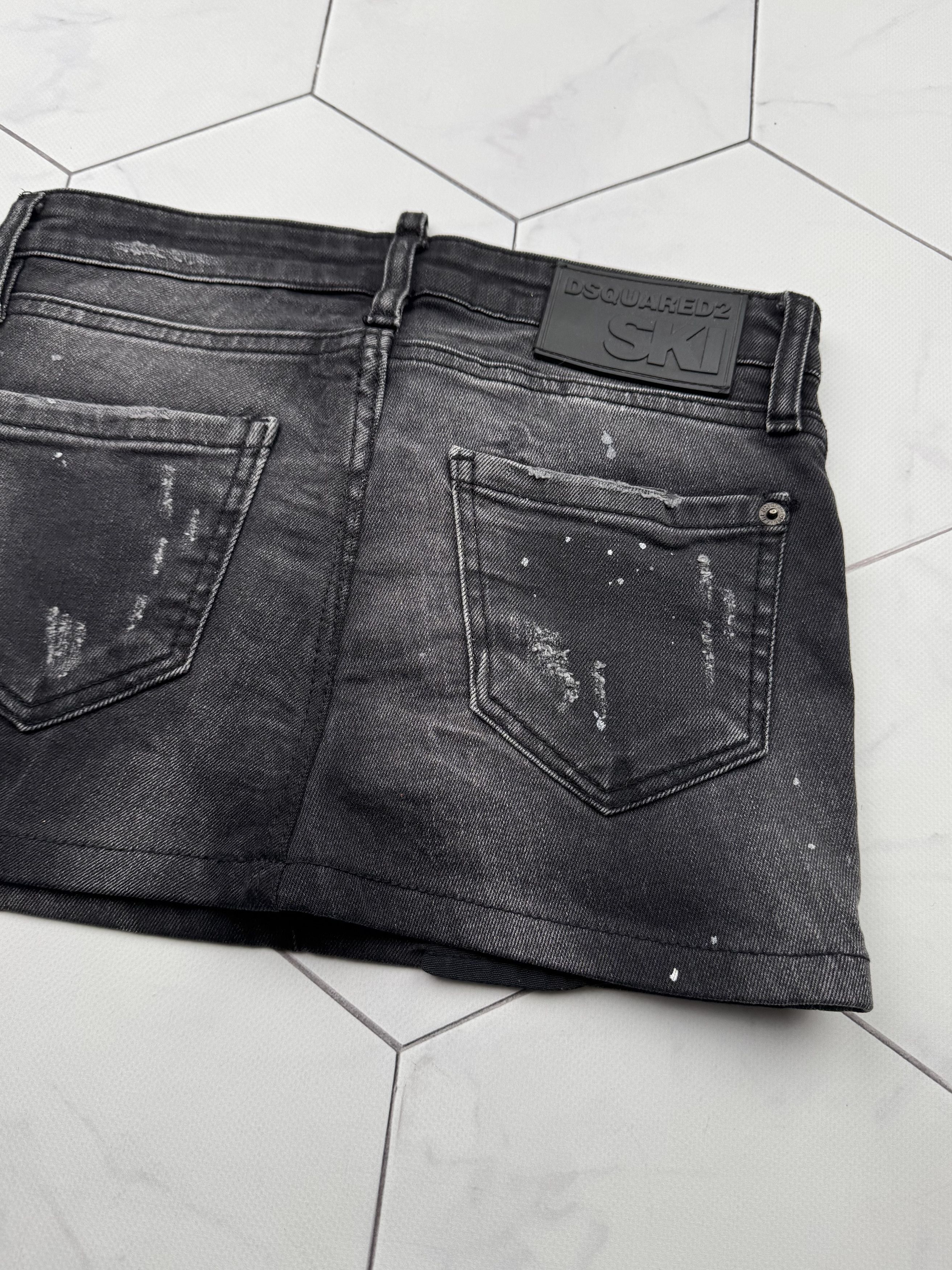 Dsquared2 Dsquared2 Mini Skirt With Zip (B257) Size 25" / US 0 / IT 36 - 10 Thumbnail