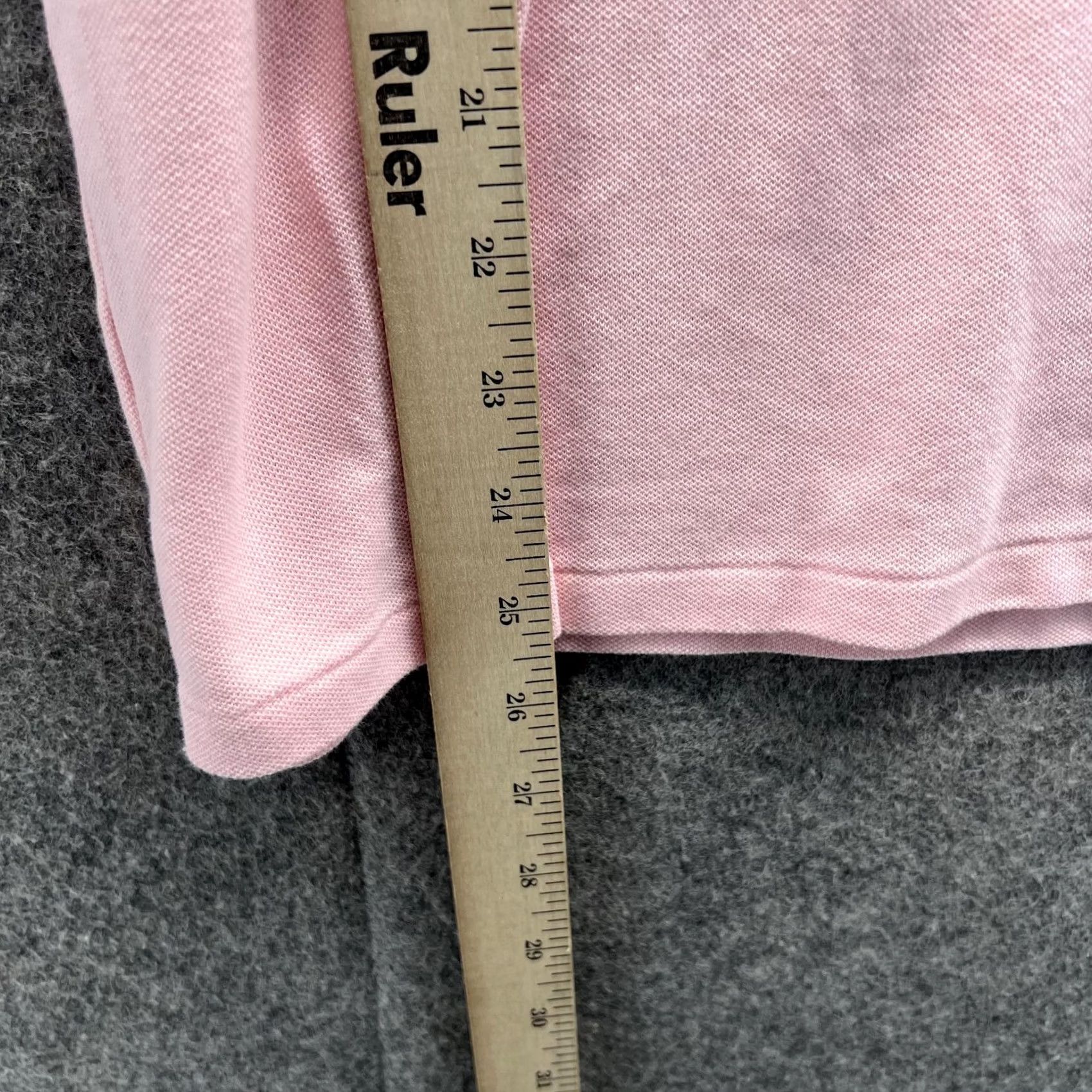 Polo Ralph Lauren Polo Ralph Lauren Polo Shirt Women Medium Pink Solid Short Sleeve Collared Button Vintage No Size M / US 6-8 / IT 42-44 - 7 Thumbnail