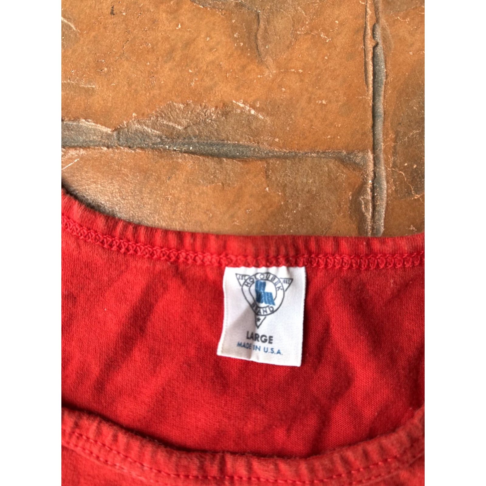 Harley Davidson VINTAGE Harley-Davidson Tank Top Shirt Harley Davidson Miami 90s Biker USA Red L Men Tank Top Shirt Size US L / EU 52-54 / 3 - 2 Thumbnail
