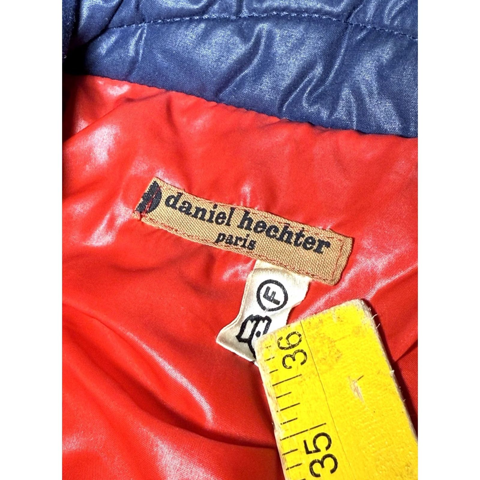 Vintage Vtg Daniel Hechter Paris Jacket Coat Men’s Ski Bomber Blue 80s 90s Coat Full Zip Lined Mid-Length Regular Size M Unisex Adults Autumn Winter Size US M / EU 48-50 / 2 - 7 Thumbnail