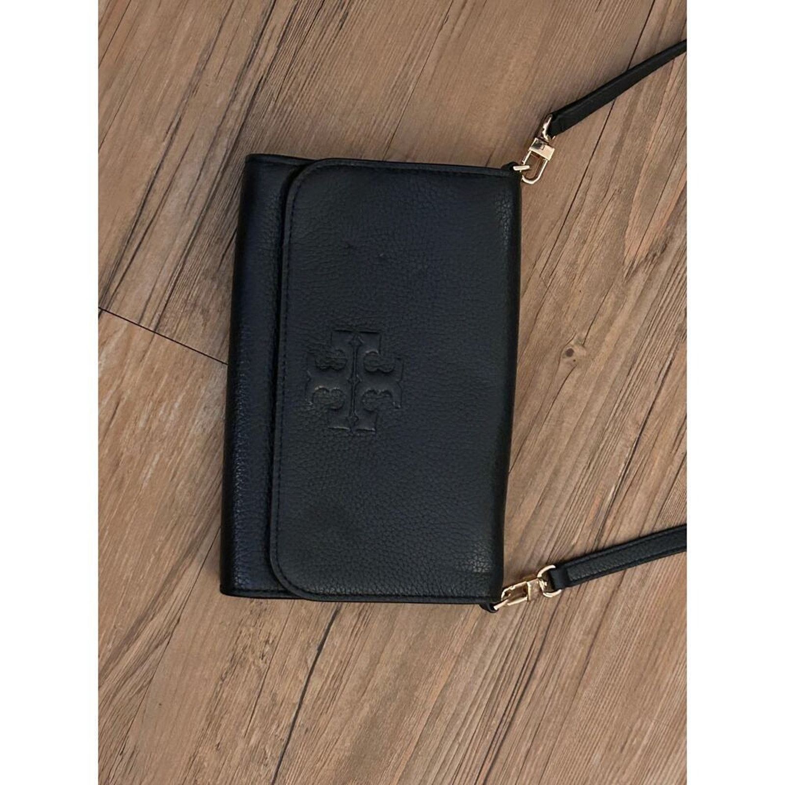 Tory Burch Preloved- Tory Burch Tory Burch Thea Black Crossbody Bag Size ONE SIZE - 4 Thumbnail