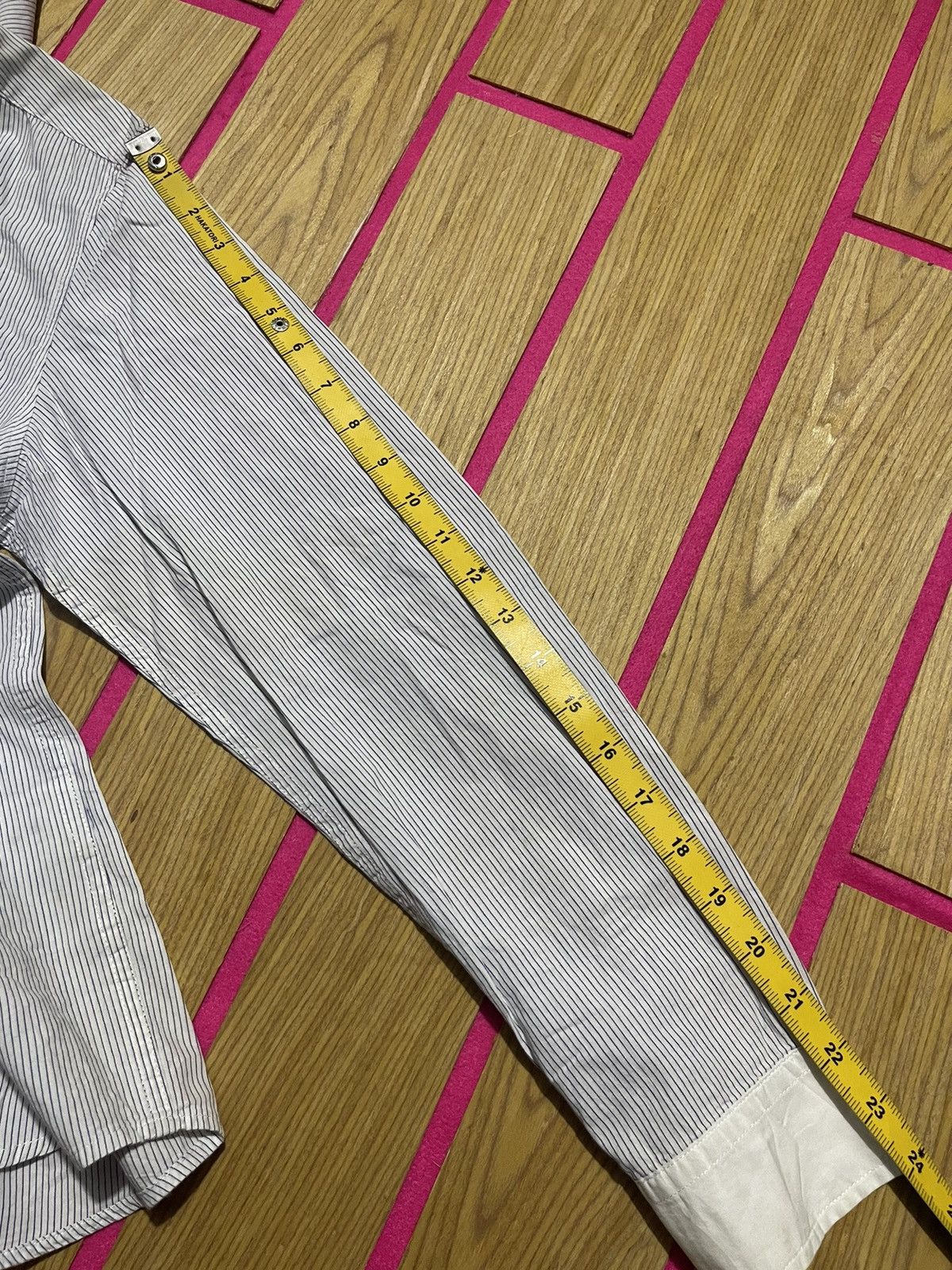 semanticdesign Y2K SEMANTIC DESIGN long sleeve shirt with striped motif Size US L / EU 52-54 / 3 - 10 Thumbnail