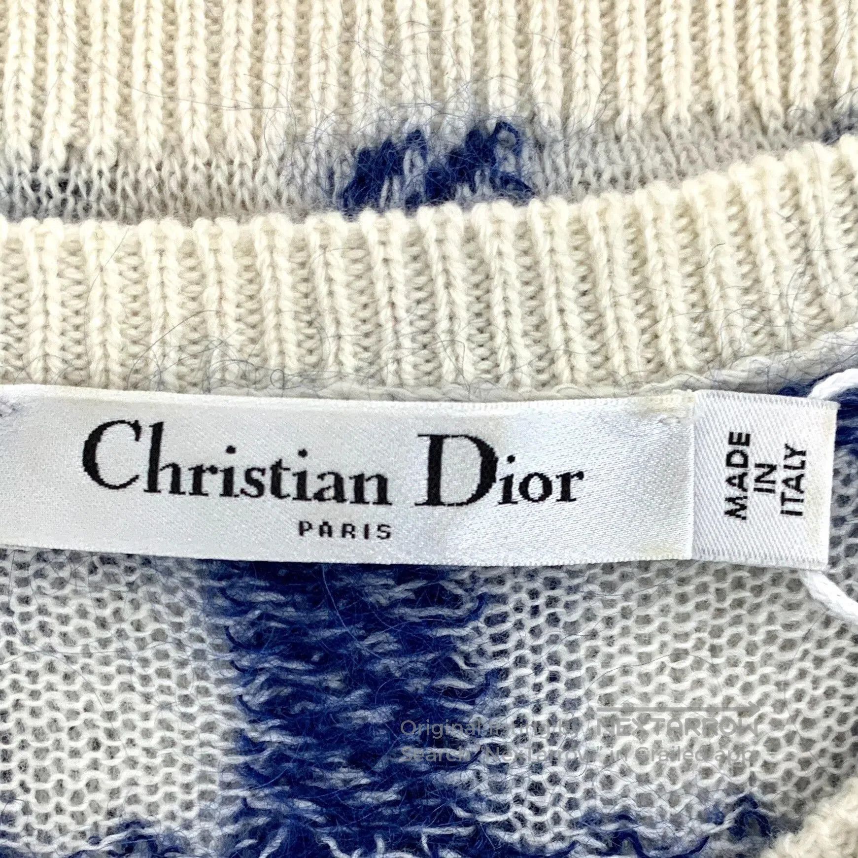 Dior Dior Blue Plaid Wool Sleeveless Knit Vest. Size XXS / US 00 / IT 34 - 5 Thumbnail