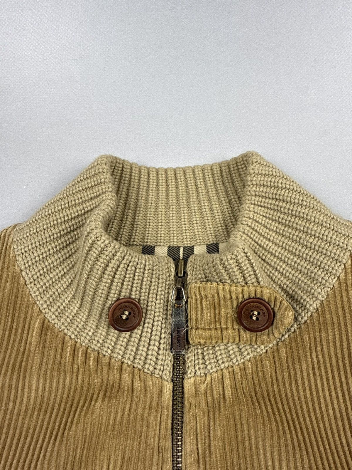 Burberry Burberry veste jacket curdoroy beige novachek old money Size US M / EU 48-50 / 2 - 6 Thumbnail