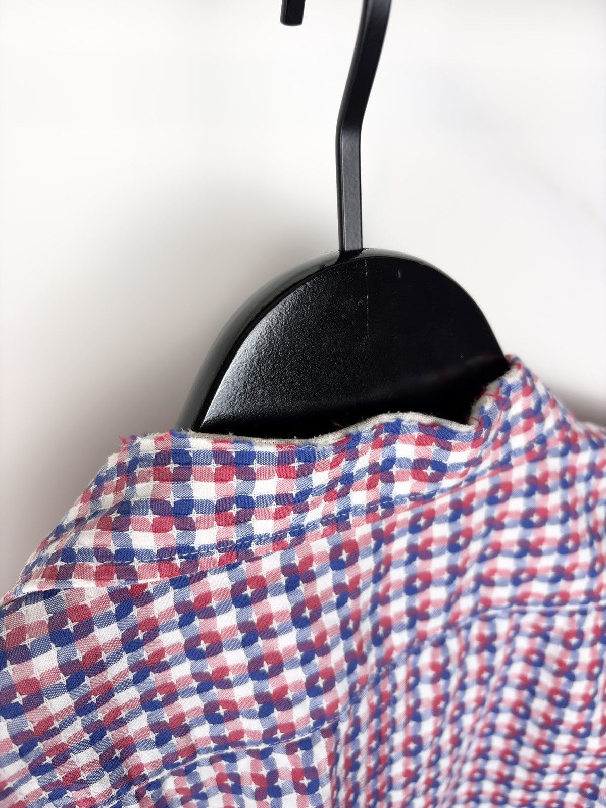 Raf Simons SS96 Raf Simons Vintage Red Checkered Button Up Shirt Size US M / EU 48-50 / 2 - 4 Thumbnail