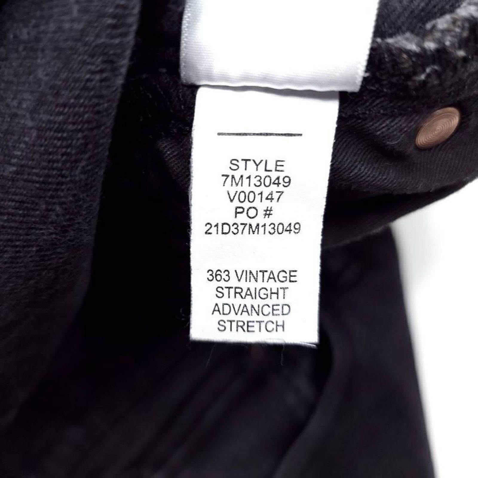 Lucky Brand Lucky Brand 363 Vintage Straight Jeans Mens 40x30 Black Size US 40 / EU 56 - 8 Thumbnail
