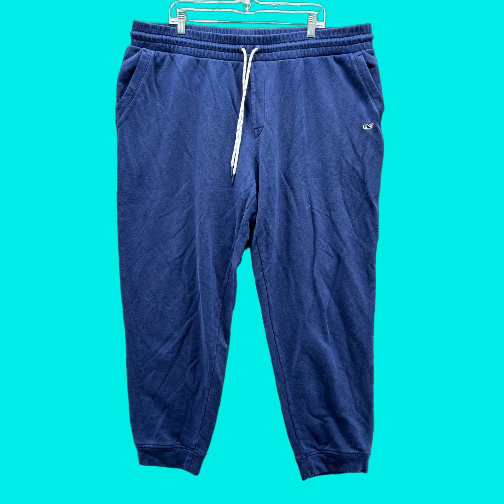Vineyard Vines Vineyard Vines Sweatpants Men 2XL Adult Blue Navy Jogger Fleece Tapered Size US 39 - 1 Thumbnail