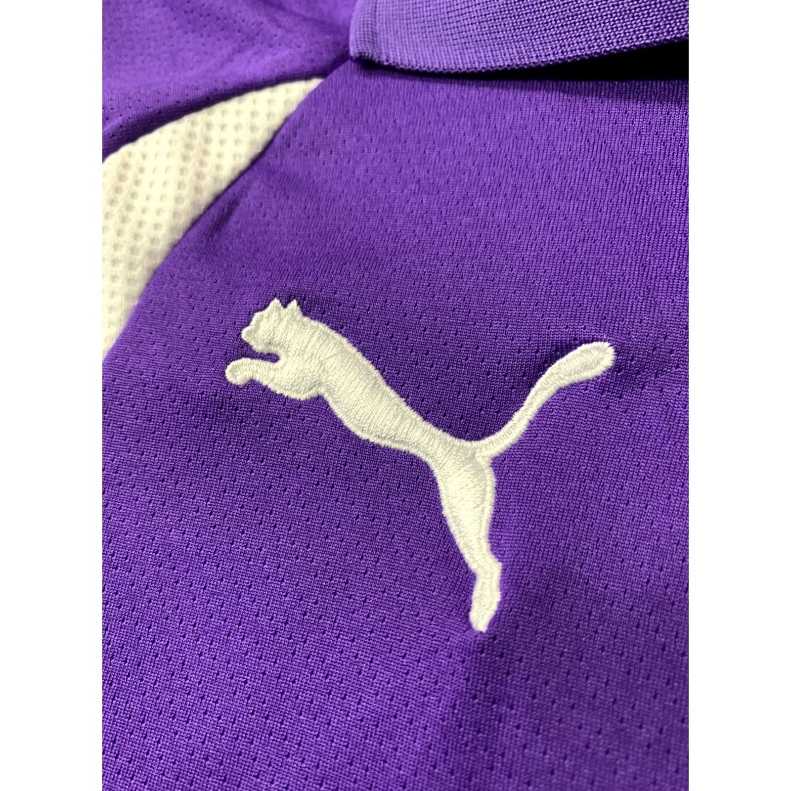 Puma PUMA ORIGINAL MEN FOOTBALL SHIRT L/S CREW NECK SIZE S Violet and White JS Jersey T-Shirt 2000s Mens Size US S / EU 44-46 / 1 - 4 Thumbnail