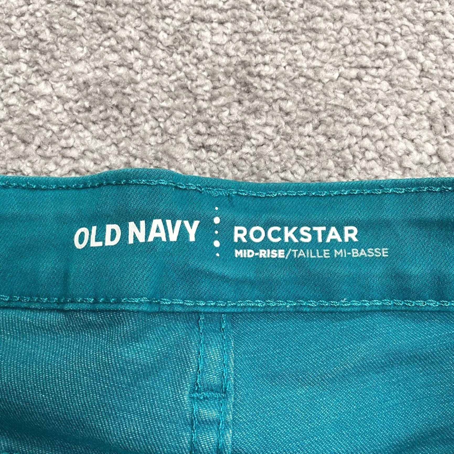 Old Navy Old Navy Rockstar Skinny Denim Jeans Womens 6 Teal Blue Mid Rise Stretch 28x26 Size 28" / US 6 / IT 42 - 5 Thumbnail