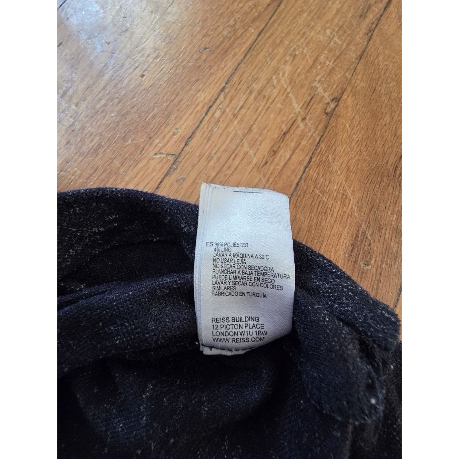 Reiss REISS Men Elegant Short Button T-Shirt Size M black A001031 Size US M / EU 48-50 / 2 - 7 Thumbnail