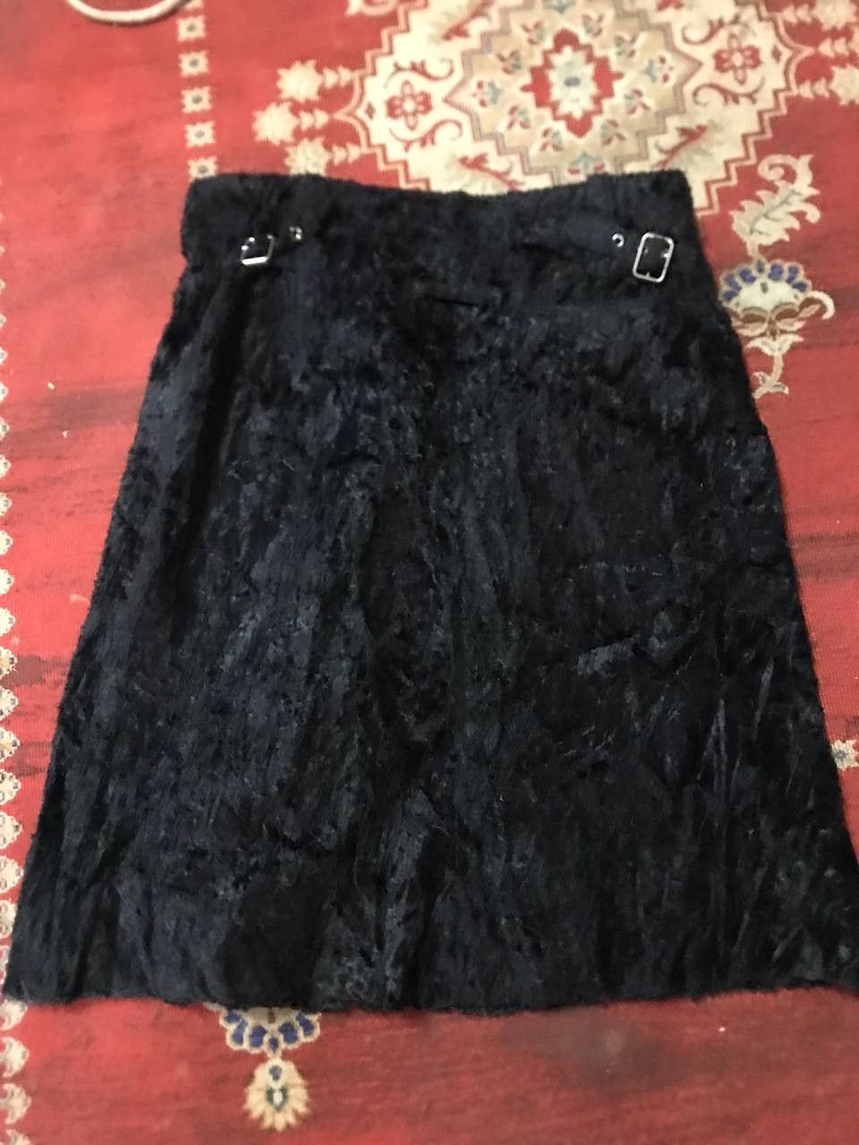 Jean Paul Gaultier 90s Jean Paul Gaultier Homme Velvet Avant Garde Skirts Size 30" / US 8 / IT 44 - 6 Thumbnail