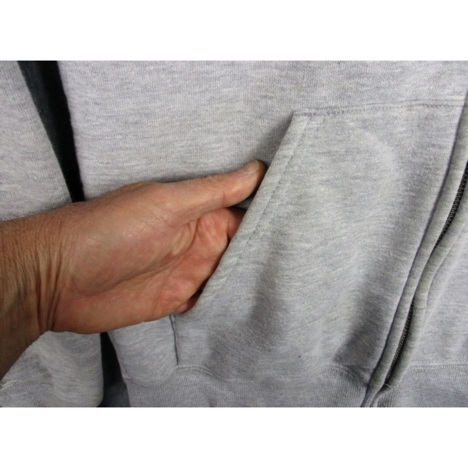 Carhartt Carhartt Hoodie Womens Small Gray Full Zip Sweatshirt Fleece Logo Pockets Size S / US 4 / IT 40 - 5 Thumbnail