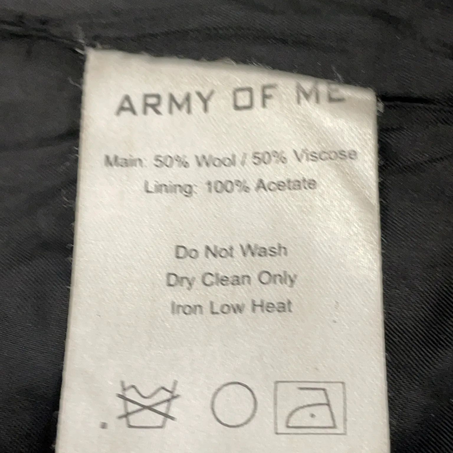 Army Of Me Wool blend tailored coat, Army of Me. Size US M / EU 48-50 / 2 - 3 Thumbnail