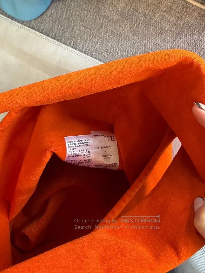 Issey Miyake Issey Miyake Orange Handbag Size ONE SIZE - 5 Thumbnail