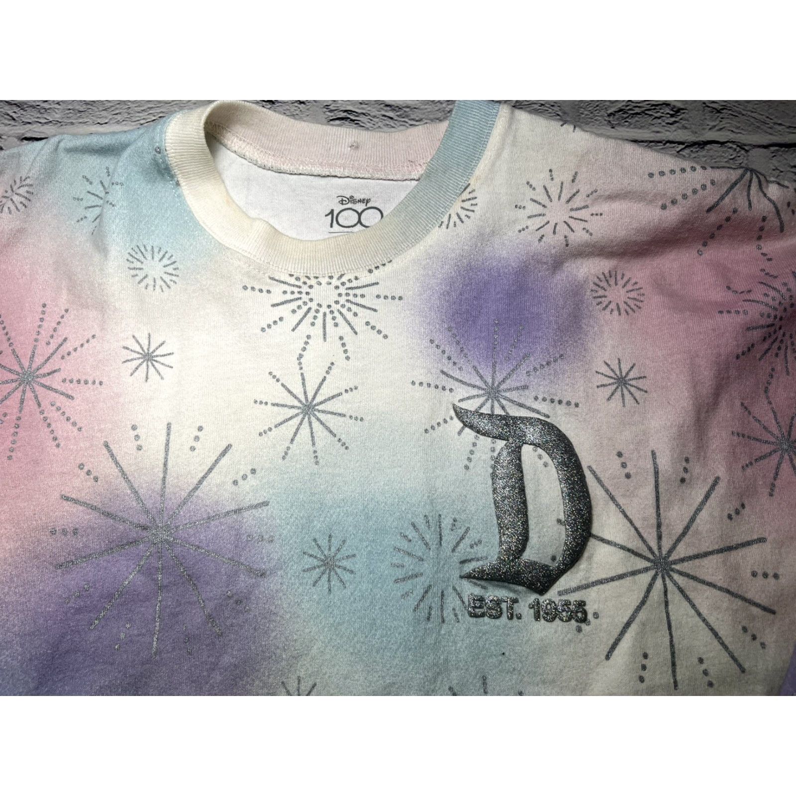 Disney VINTAGE Disneyland Resort 100 Years Tie Dye Fireworks Shirt M Disney Spirit Jersey Womens Size M / US 6-8 / IT 42-44 - 6 Thumbnail