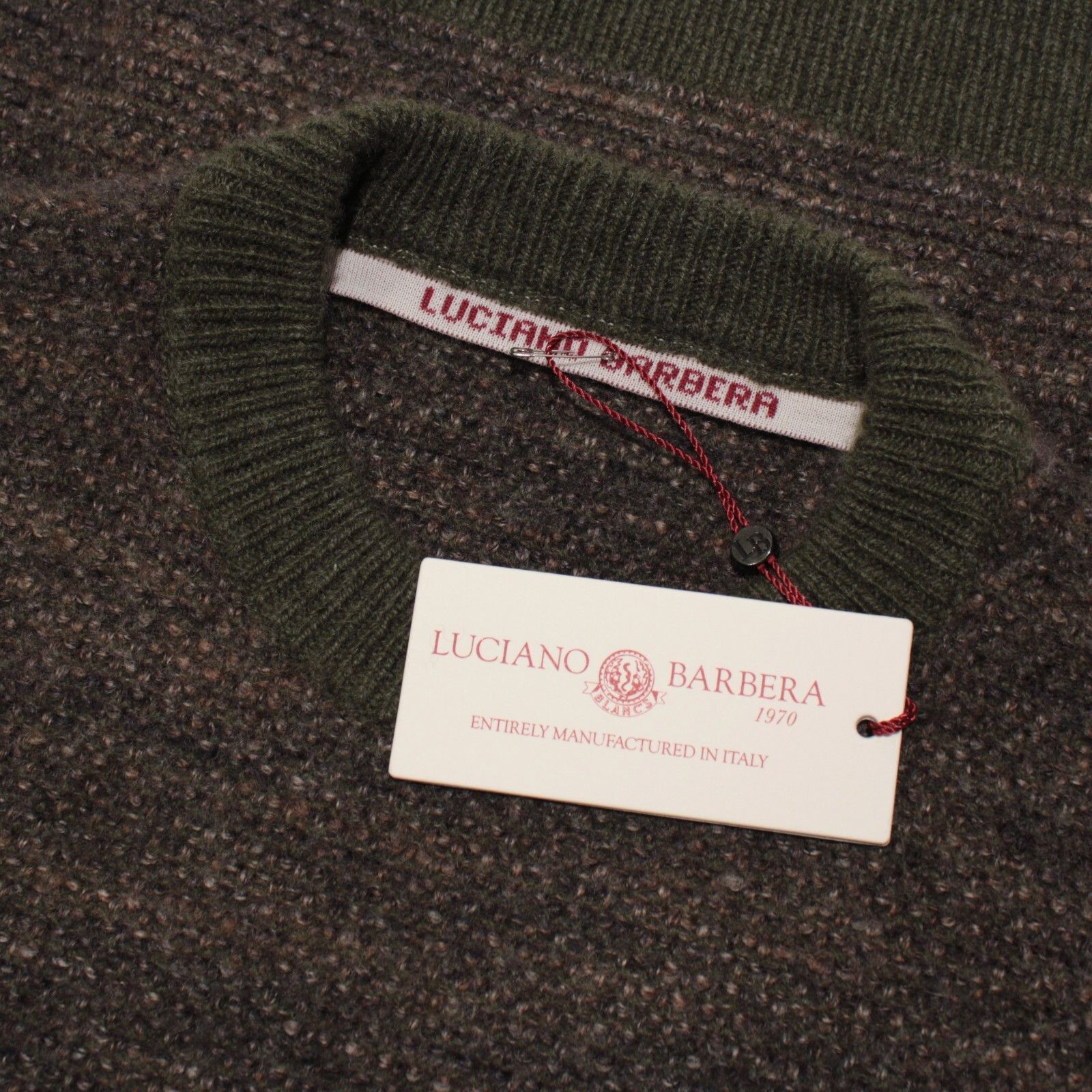 Luciano Barbera Luciano Barbera Sweater Size US M in Brown Size US M / EU 48-50 / 2 - 1 Thumbnail