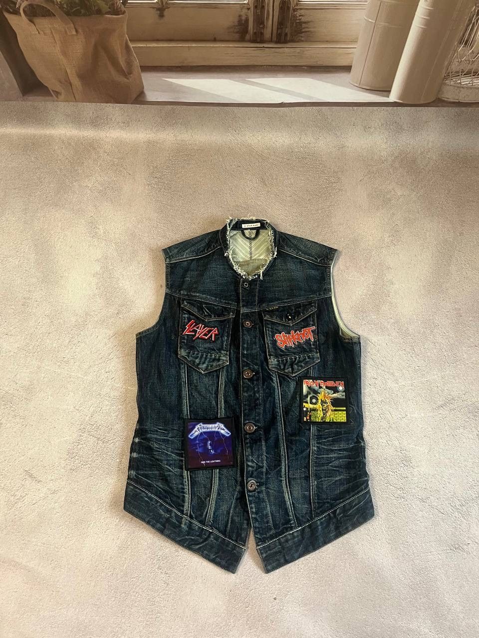 G-Star × Vintage Vintage G star Slayer metalica faded dirty distressed vest Size US M / EU 48-50 / 2 - 4 Thumbnail