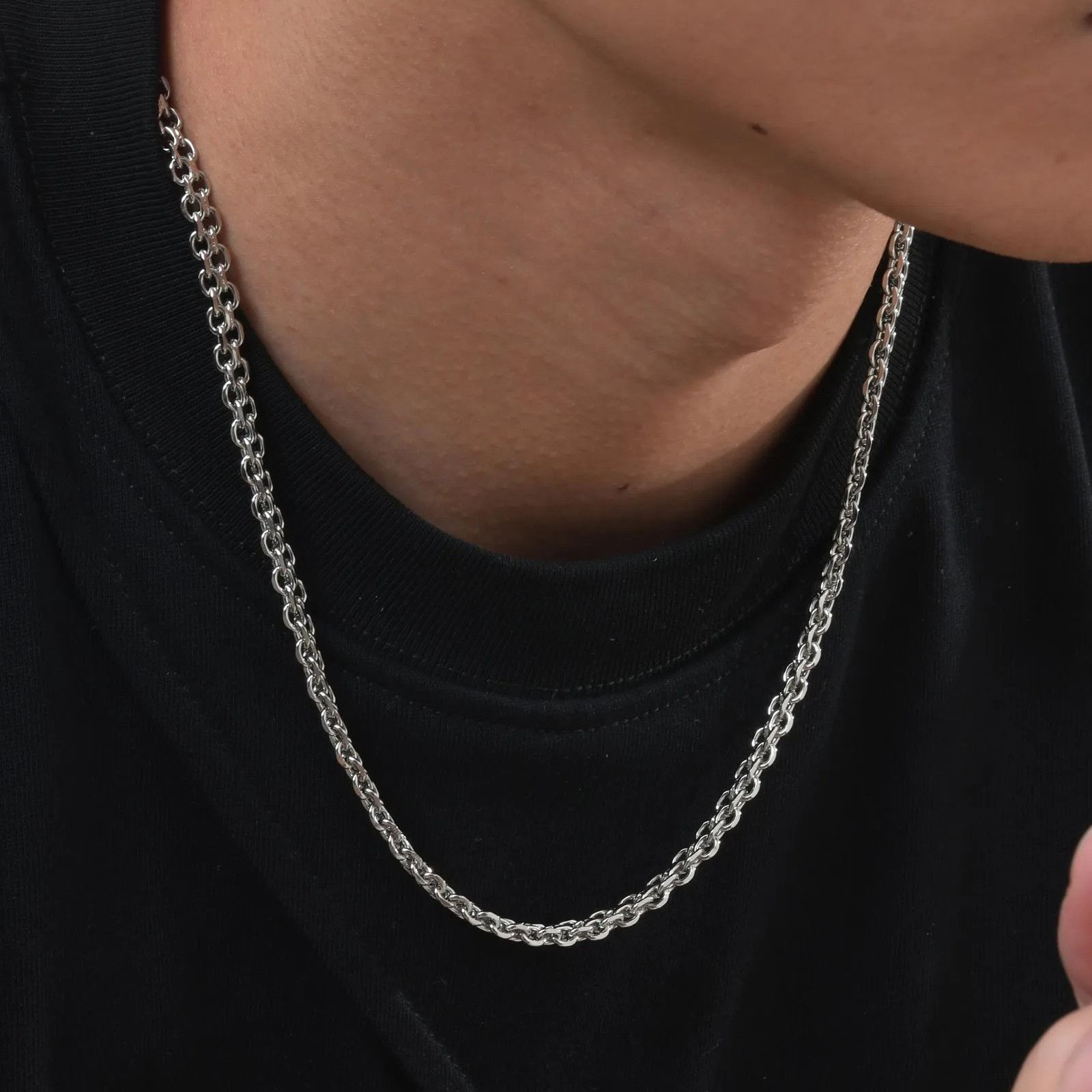 Jewelry Hip-Hop Cool Chain Necklace Size ONE SIZE - 6 Thumbnail