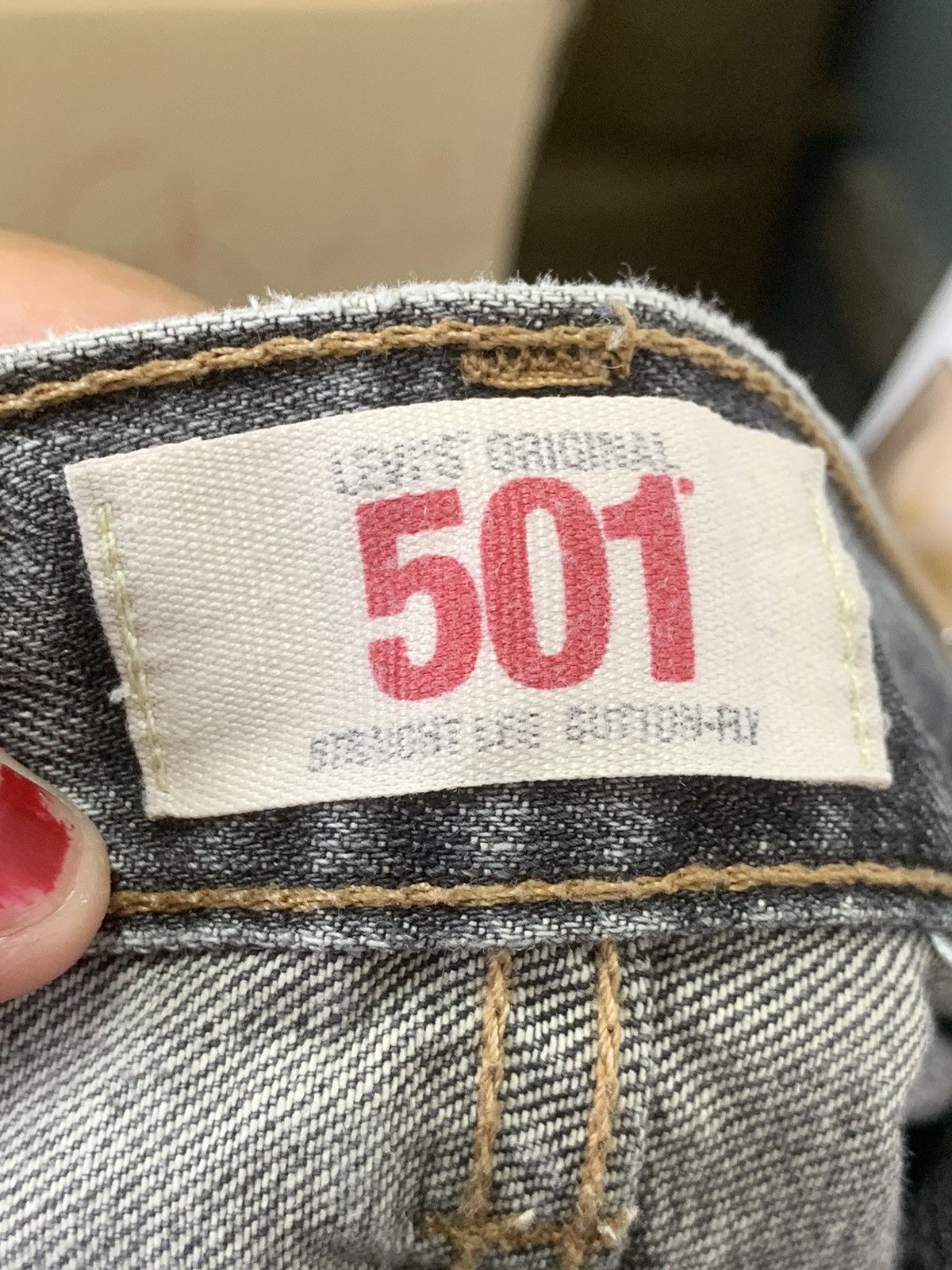 Levi's × Vintage Vintage 501 Levis denim Size US 34 / EU 50 - 16 Thumbnail