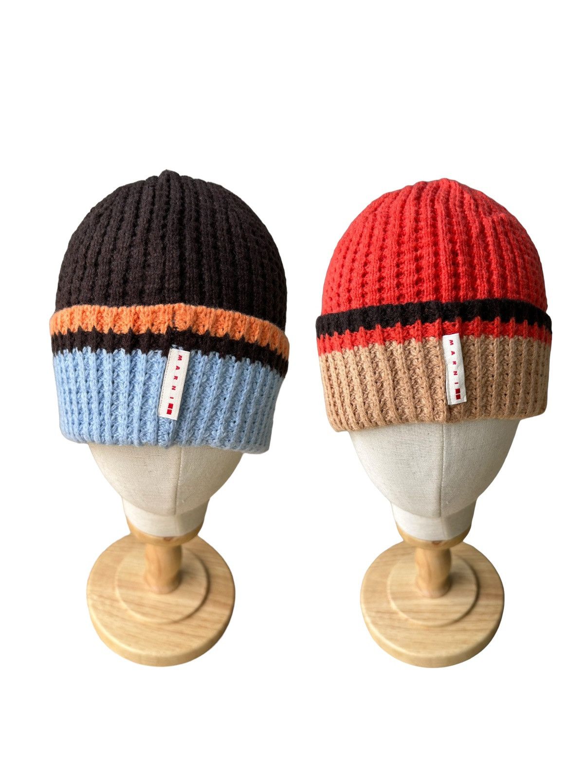 Marni × Uniqlo 🔥‼️Combo 2pcs Uniqlo x Marni popcorn knitted beanie unisex Size ONE SIZE - 2 Thumbnail