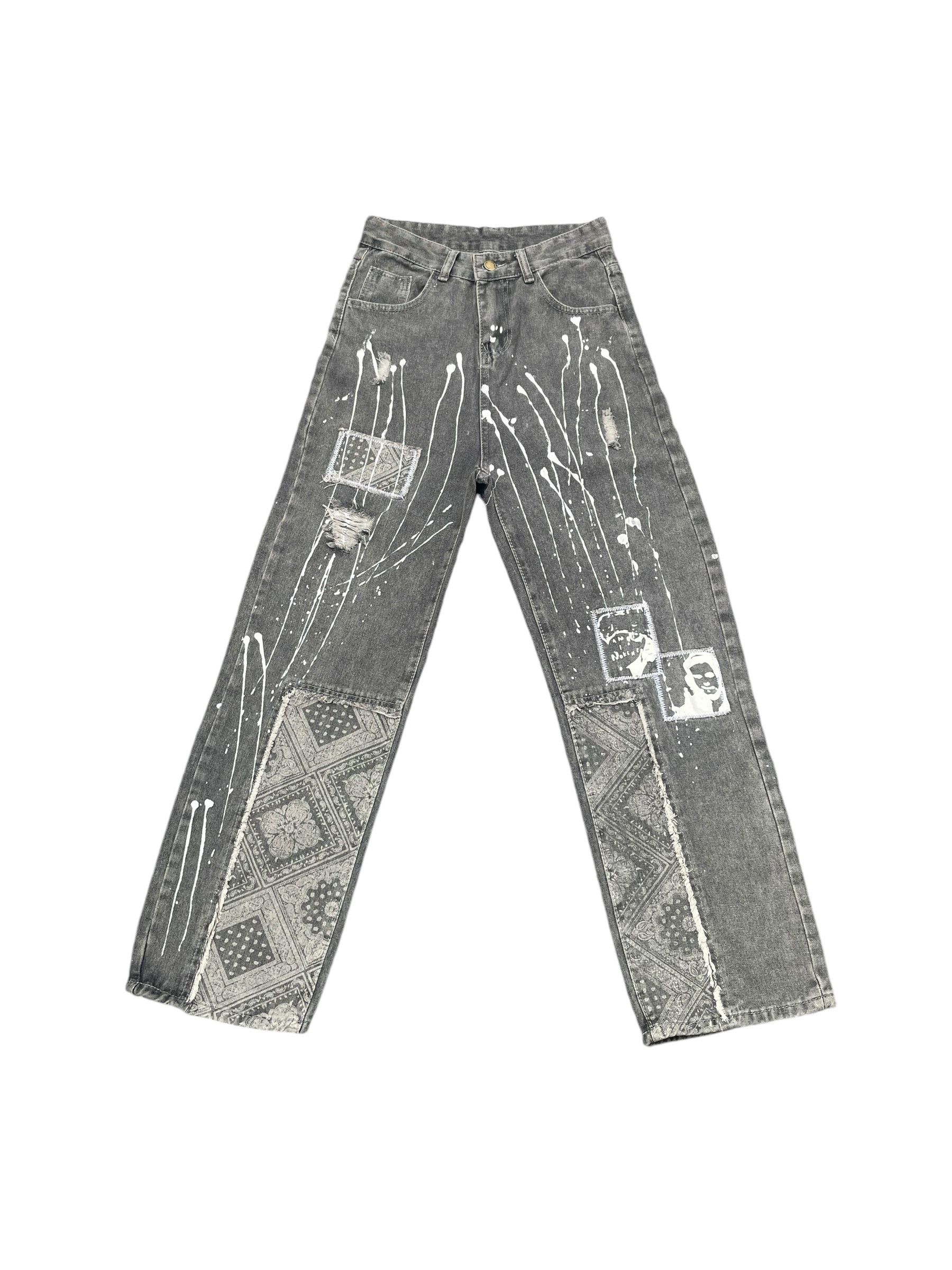Japanese Brand Heritage Flayer Custom Distresed Denim Size US 28 / EU 44 - 1 Thumbnail
