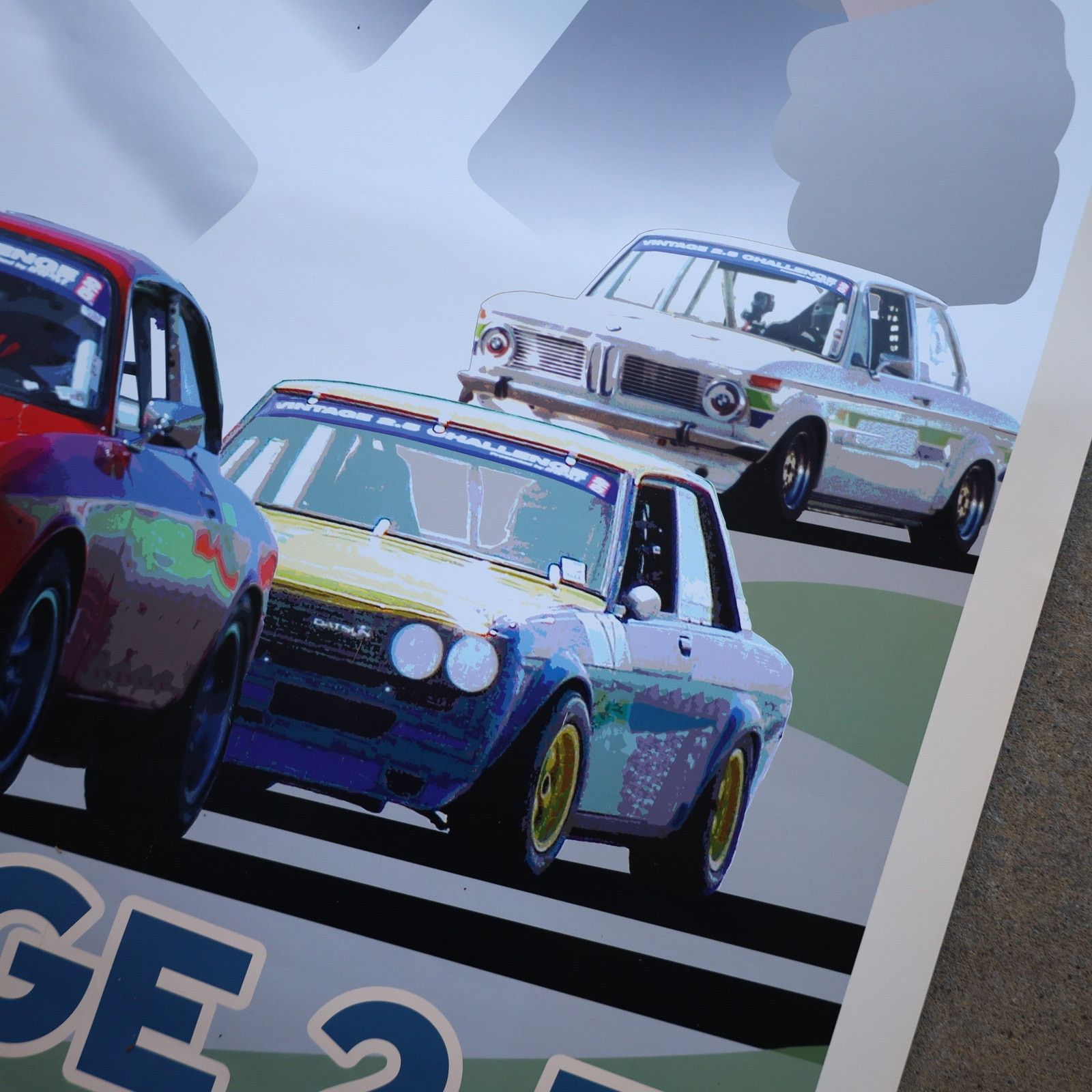 Vintage 2003 Portland Historic Races Vintage 2.5 Challenge Poster Size ONE SIZE - 5 Thumbnail