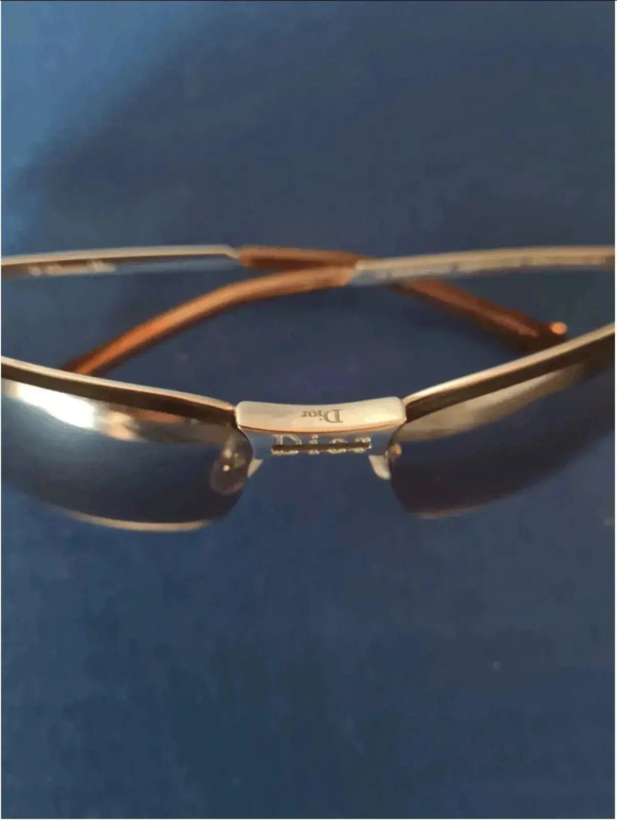 Dior × John Galliano × Vintage DIOR Sunglasses Adiorable Rimless Shield Galliano Era MA271 Size ONE SIZE - 6 Thumbnail