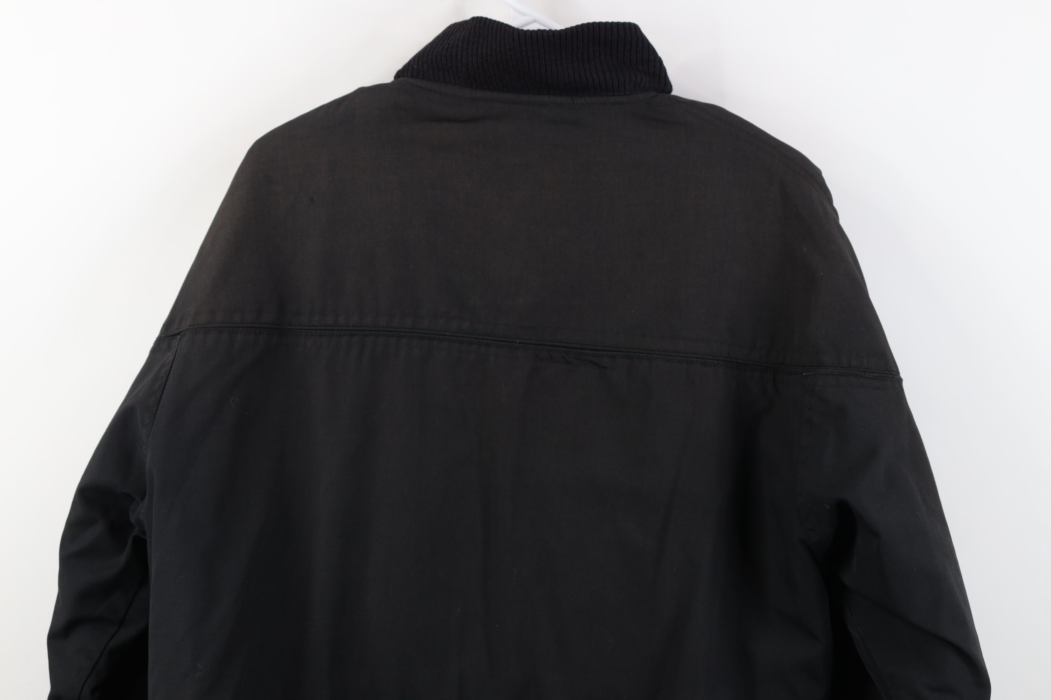 Vintage Vintage 90s Streetwear Quilted Bomber Jacket Black Size US L / EU 52-54 / 3 - 14 Thumbnail