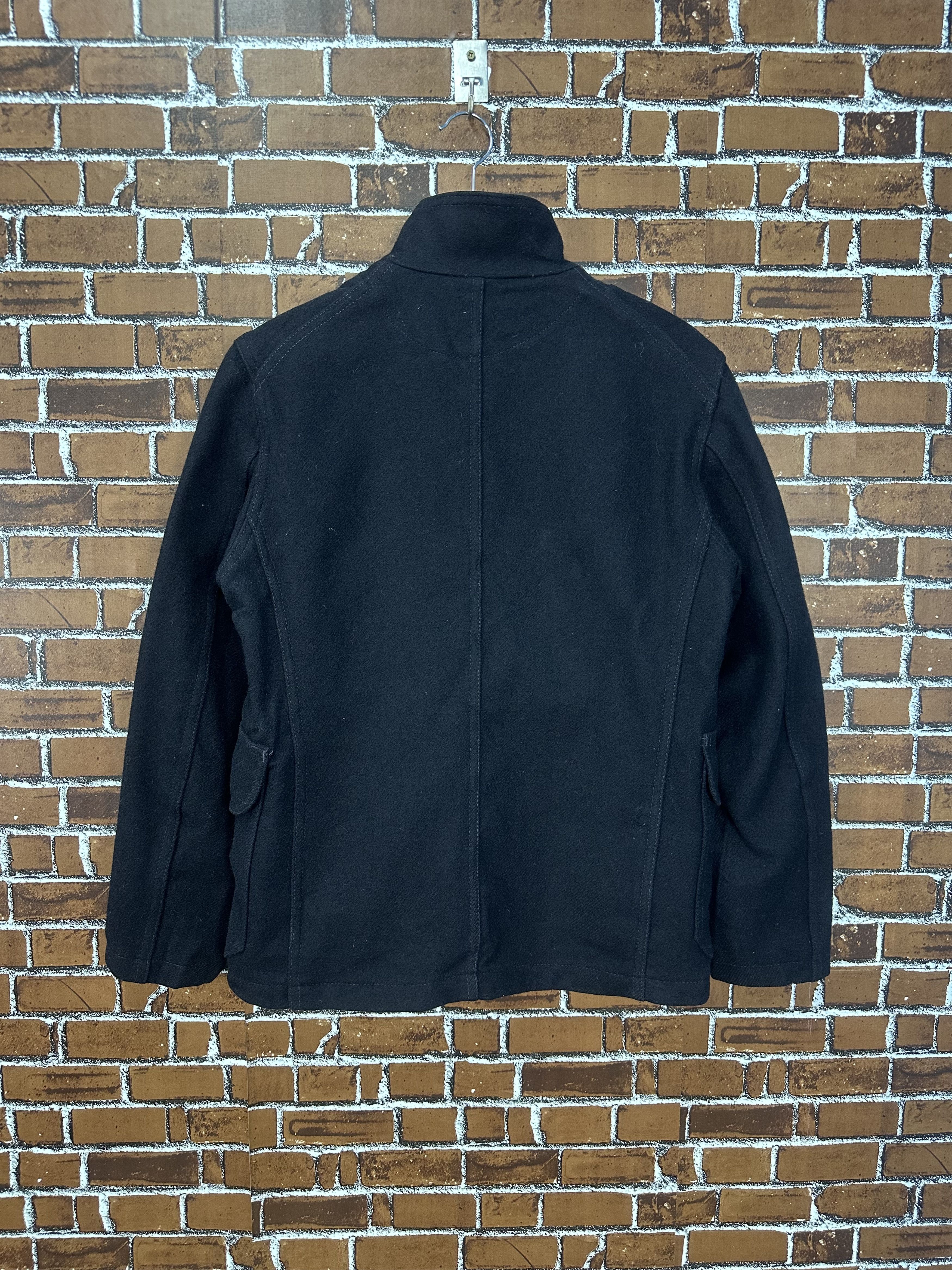 Filson Filson Rail Road Man Black Wool Coat Jacket Z490 Size US XS / EU 42 / 0 - 4 Thumbnail