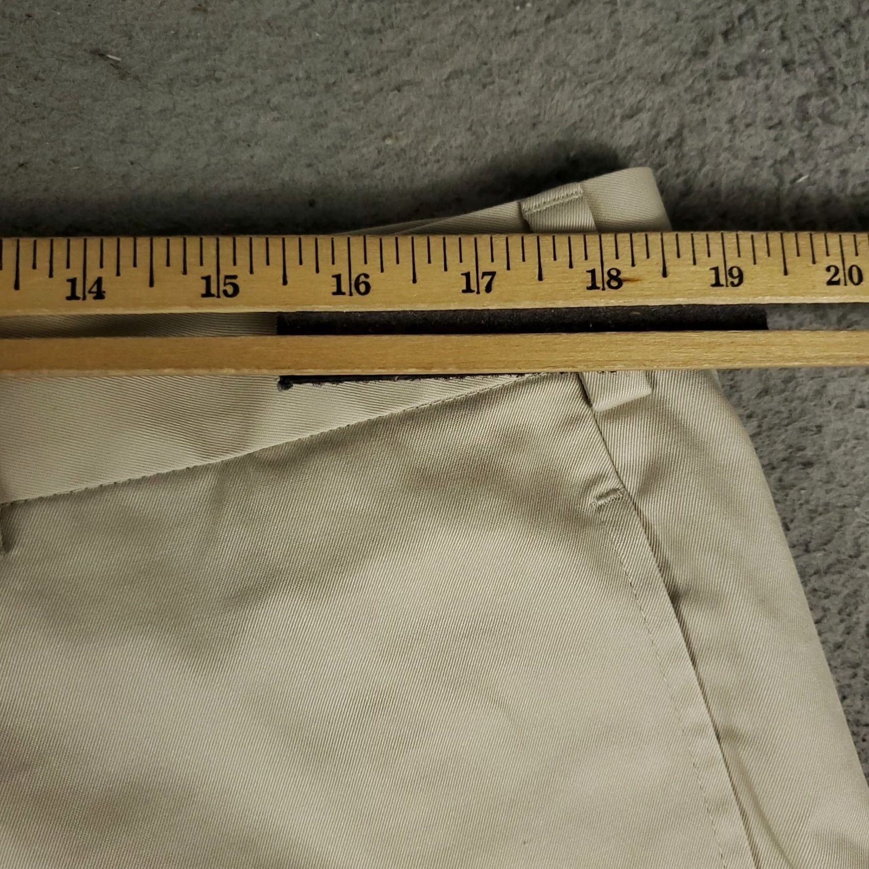 Brooks Brothers Brooks Brothers Pants Mens 38x30 Beige Flat Front Chino Trousers Regular Straight Front Clothing Shirt Size US 38 / EU 54 - 3 Thumbnail