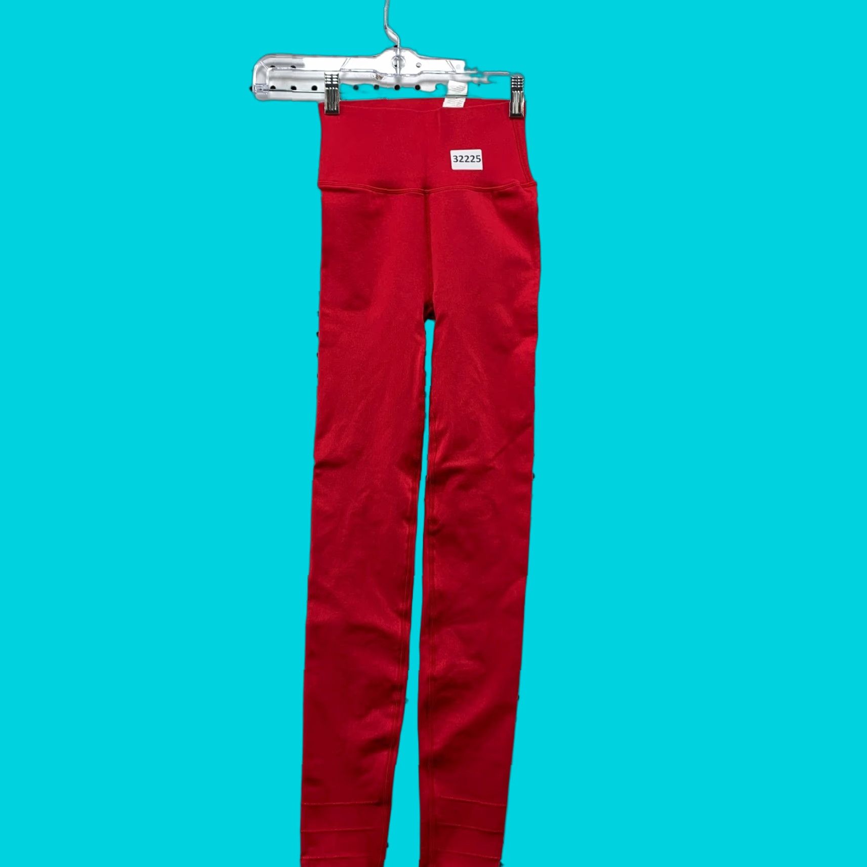 VINTAGE Fabletics SculptKnit Active Leggings Womens S Red 20x26 NWT Workout Run Slim Skinny Leggings Womens