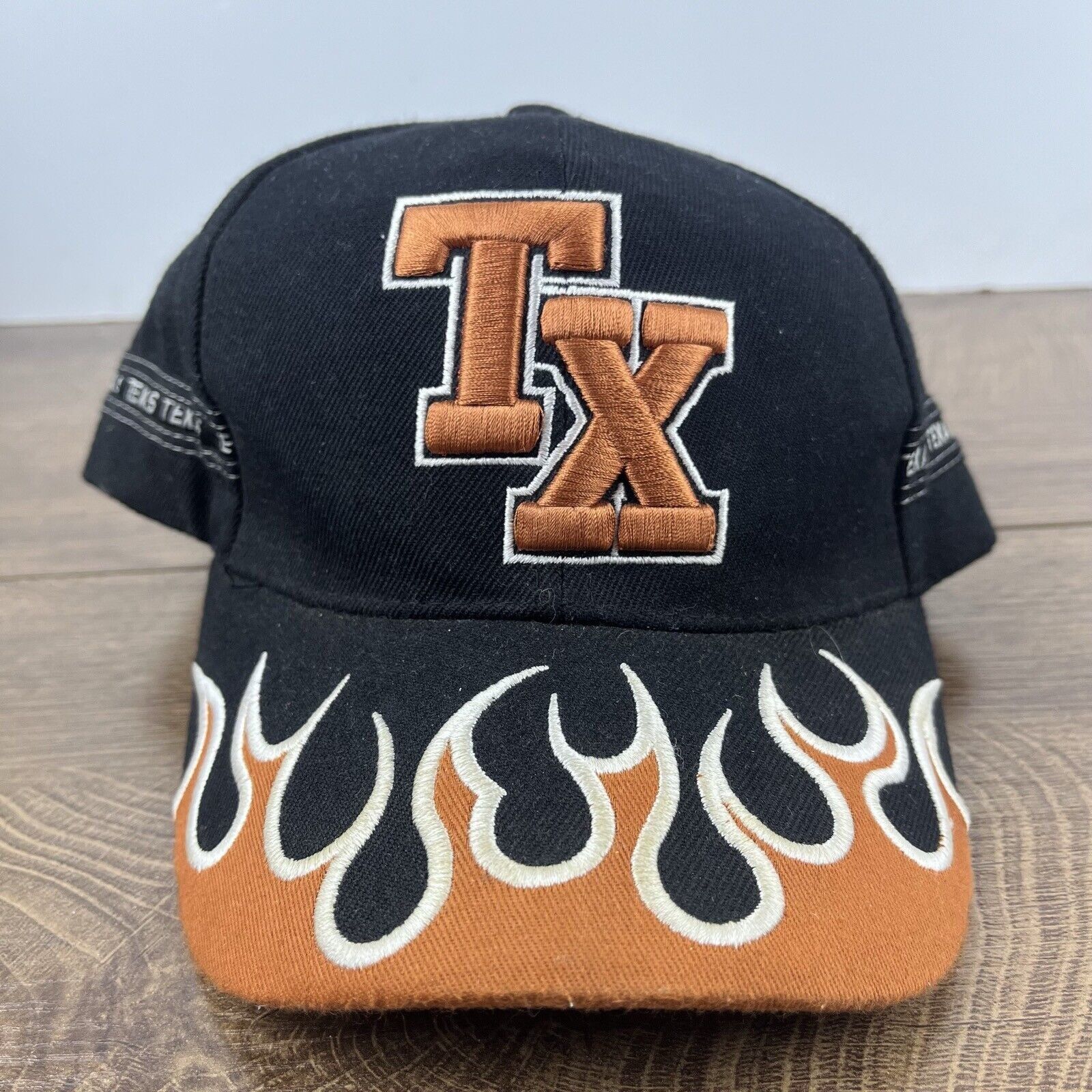 Other Texas Hat Black Orange Texas Hat Black Adjustable Hat Black Size ONE SIZE - 3 Thumbnail