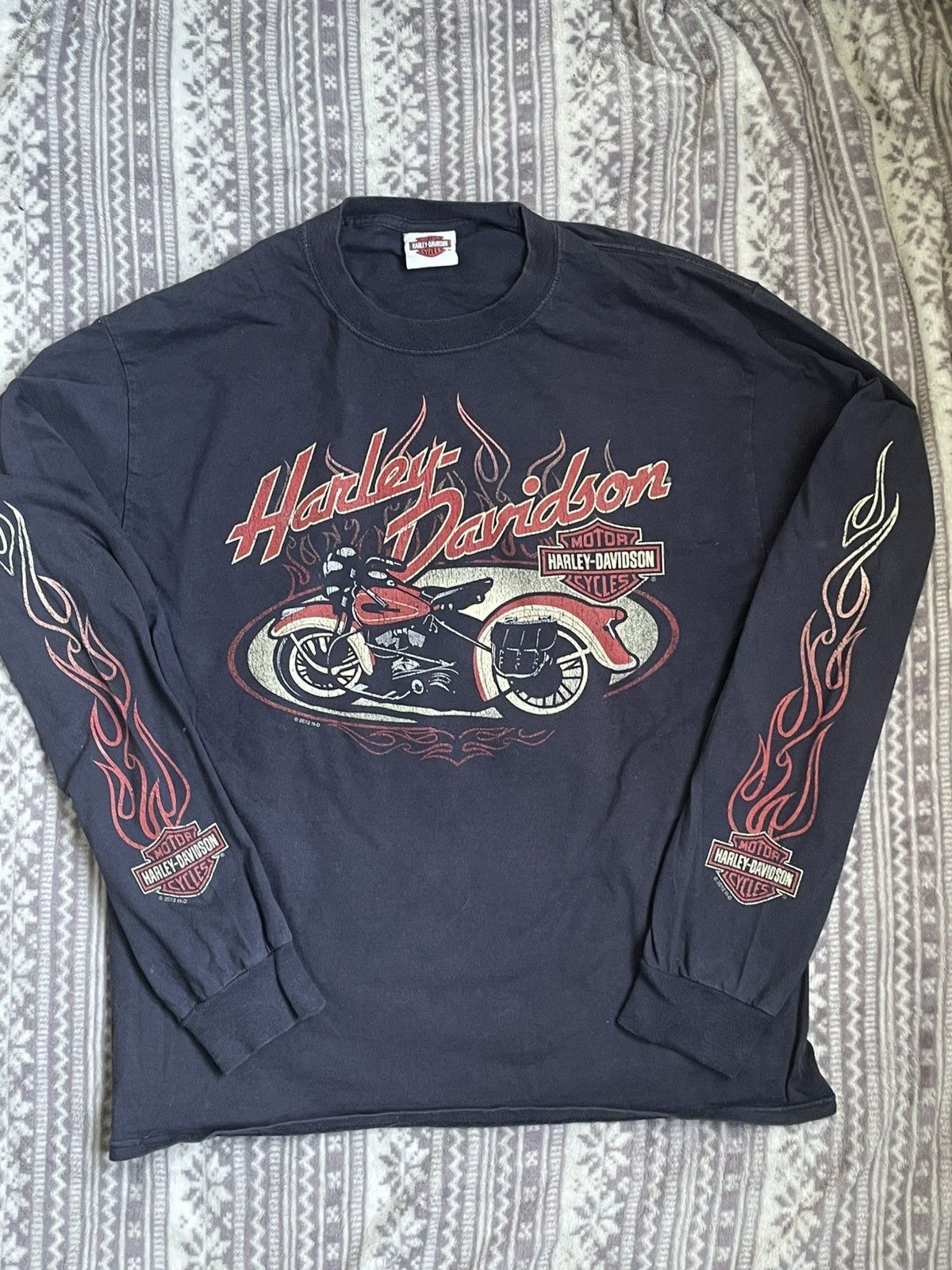 Harley Davidson Harley Davidson Vintage long sleeved t shirt Size US L / EU 52-54 / 3 - 2 Thumbnail