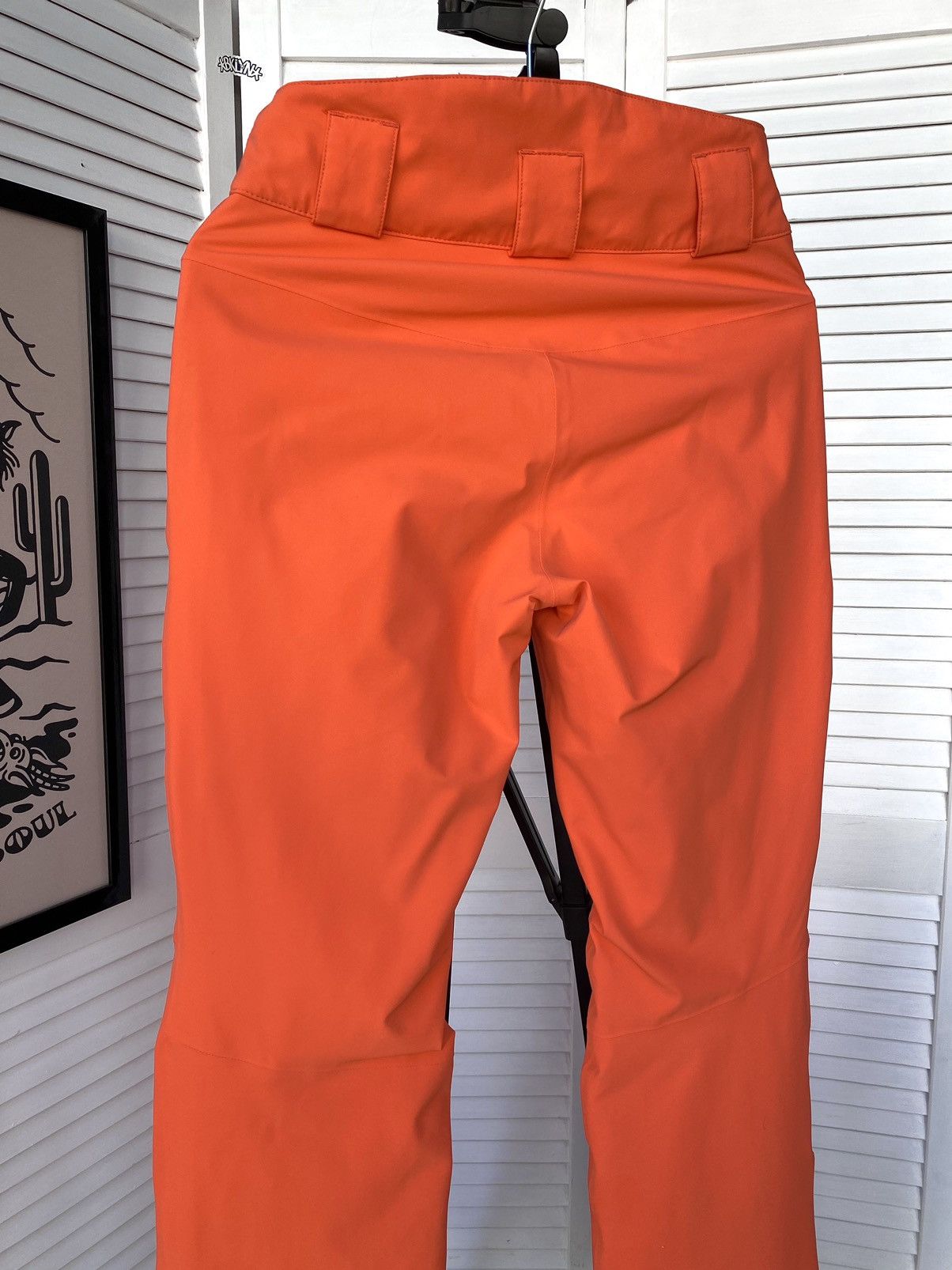 Designer Toni Sailer Premium Ski Snow Pants Orange RRP600$ Size 24" / US 00 / IT 34 - 6 Thumbnail
