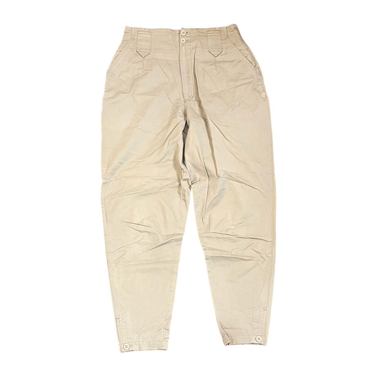Issey Miyake Vintage issey miyake is pleated balloon cream trousers Size US 26 / EU 42 - 1 Thumbnail