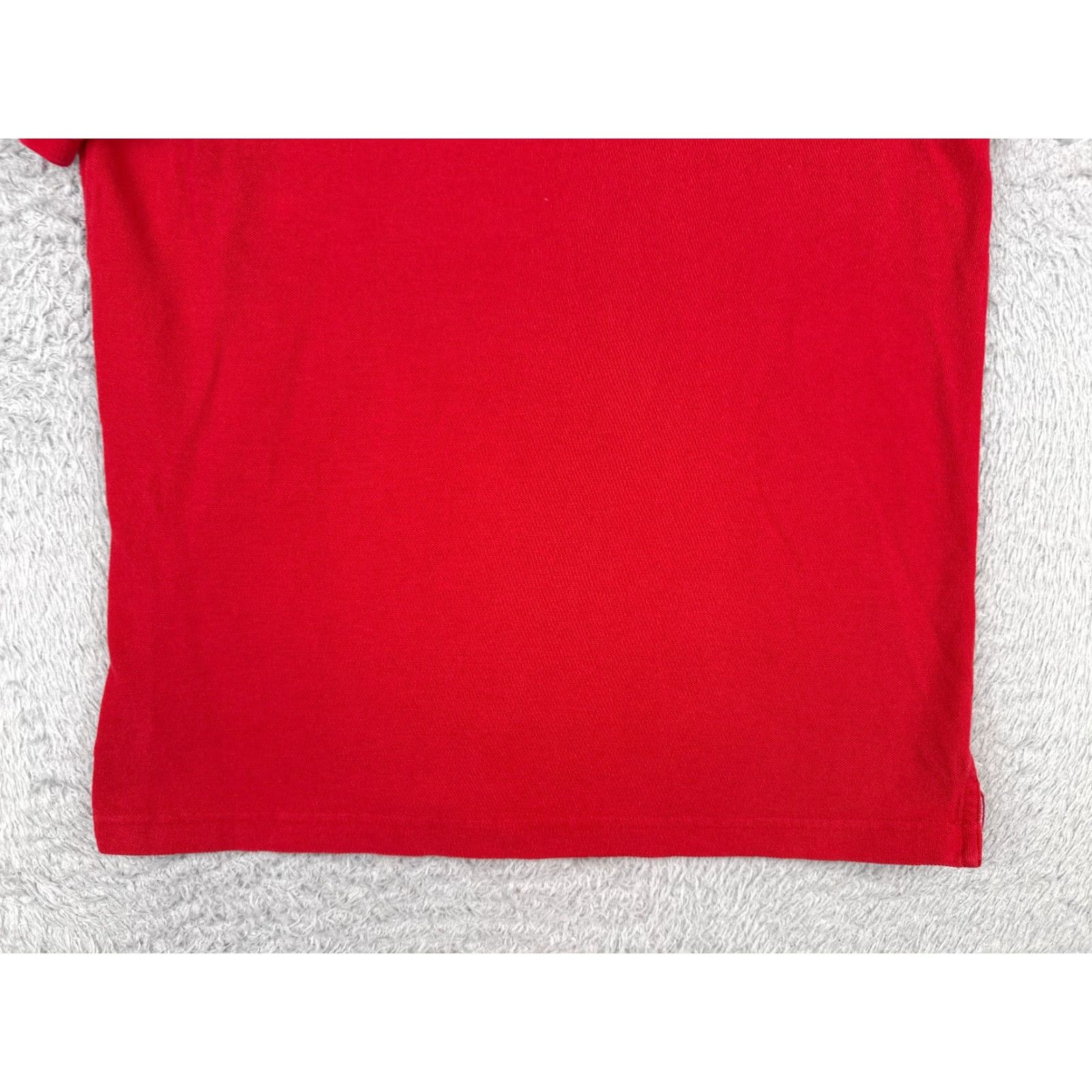Tommy Hilfiger Tommy Hilfiger Shirt Men Medium Red 100% Cotton Custom Fit Short Sleeve Polo Slim Size US M / EU 48-50 / 2 - 5 Thumbnail