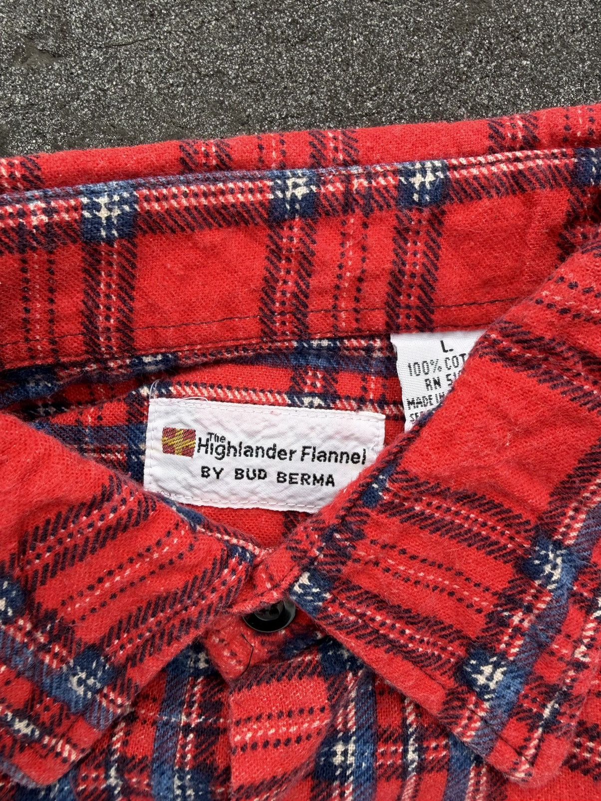 Vintage Vintage Red Plaid Flannel Shirt 90s Grunge Distress Workwear Size US L / EU 52-54 / 3 - 3 Thumbnail
