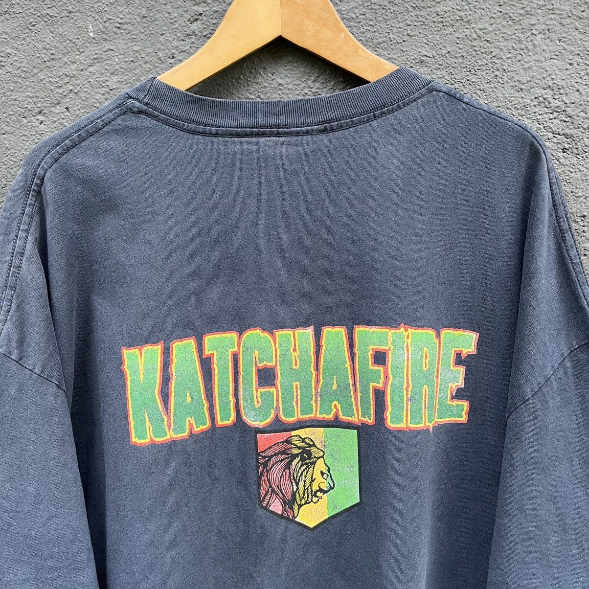 Band Tees Thrashed Faded Vintage Katchafire rahjah Band Tee Size US XXL / EU 58 / 5 - 2 Thumbnail
