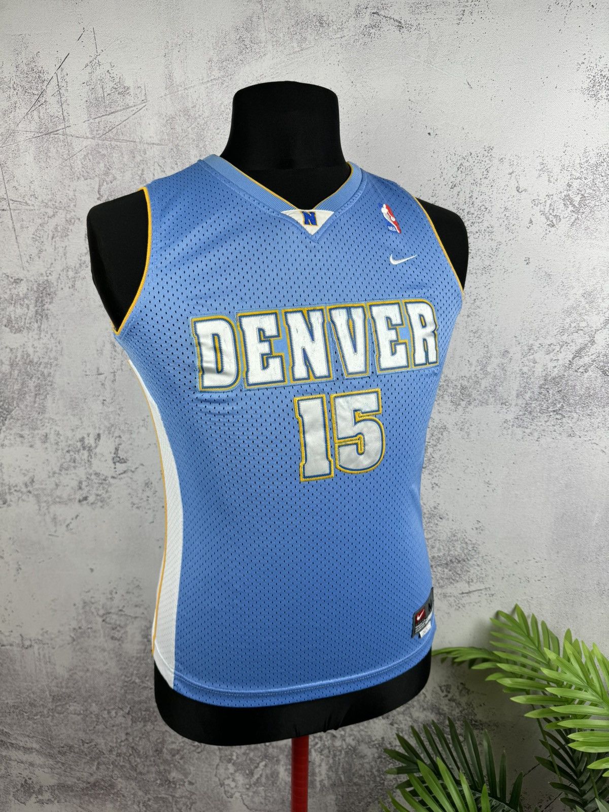 NBA Y2K 2001 TEAM NIKE CARMELO ANTHONY DENVER 15 JERSEY Size US S / EU 44-46 / 1 - 3 Thumbnail