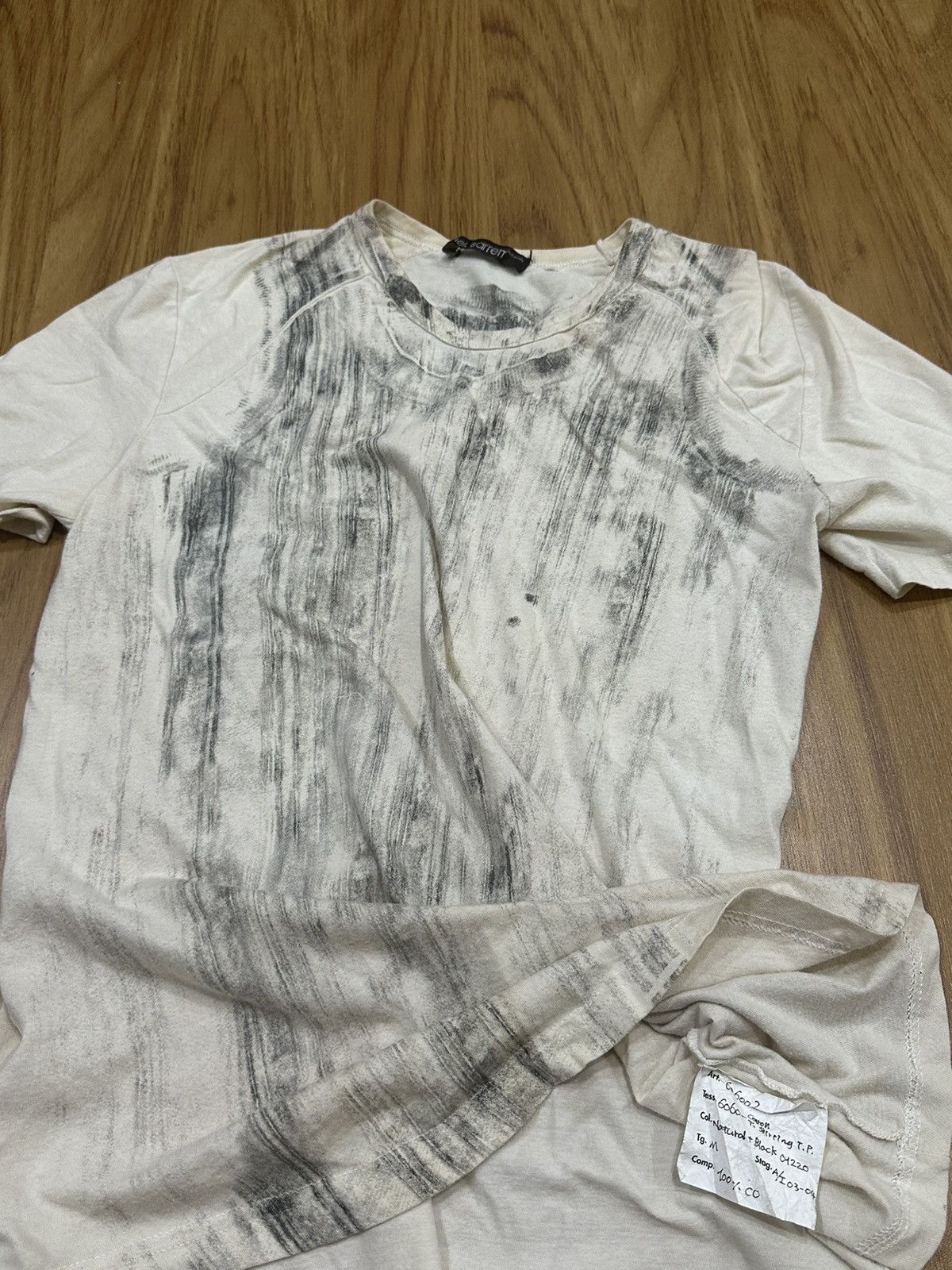 Neil Barrett Neil Barrett Over Dyed Full Printed Cotton Tee (SAMPLE) Size US M / EU 48-50 / 2 - 9 Thumbnail