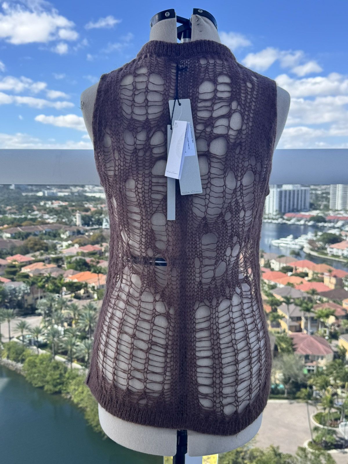 Rick Owens F/W 2023 “Spiderweb” Sweater Size US S / EU 44-46 / 1 - 6 Thumbnail