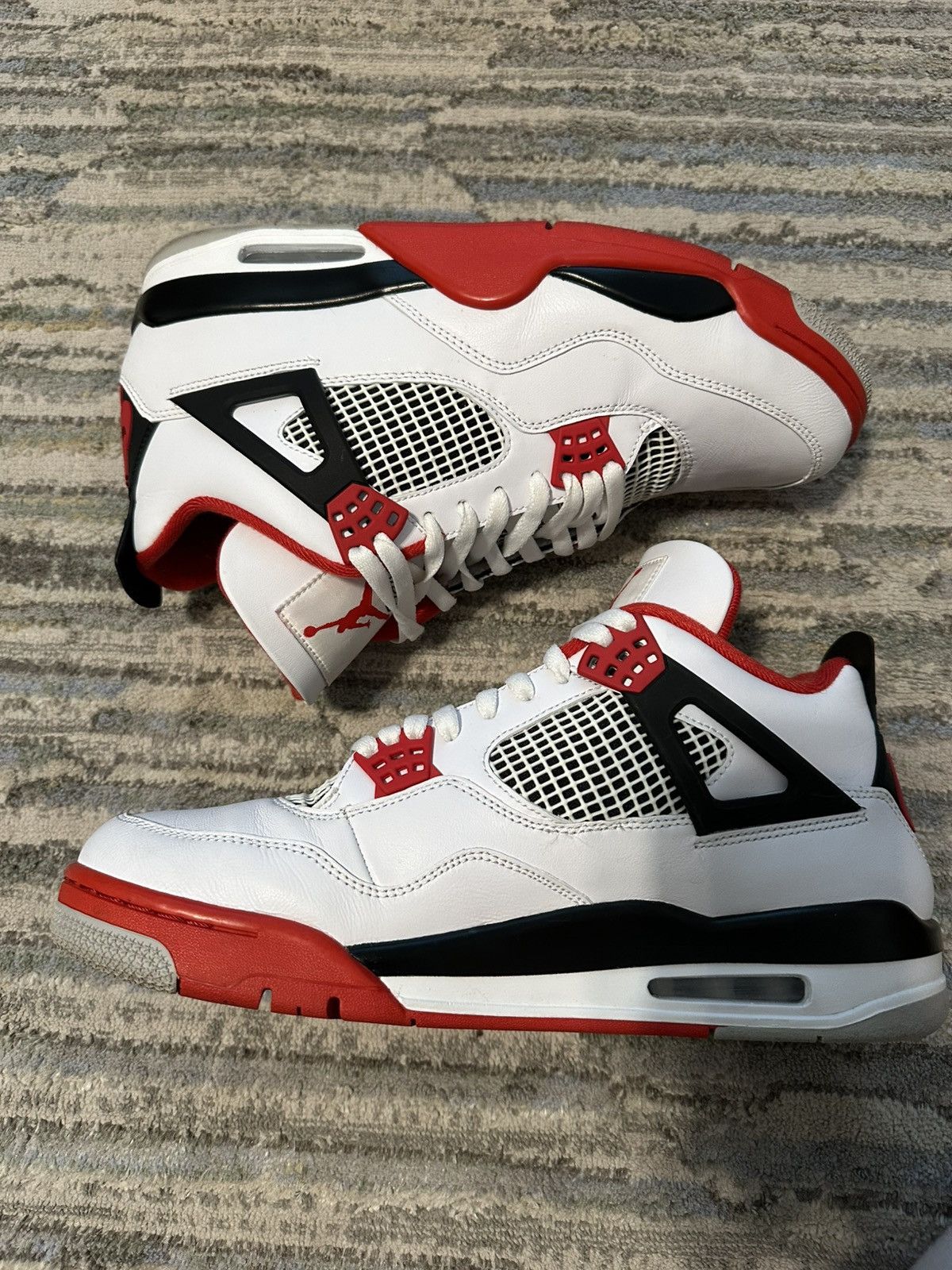 Jordan Brand Jordan 4 Retro “Fire Red” Size US 12 / EU 45 - 3 Thumbnail