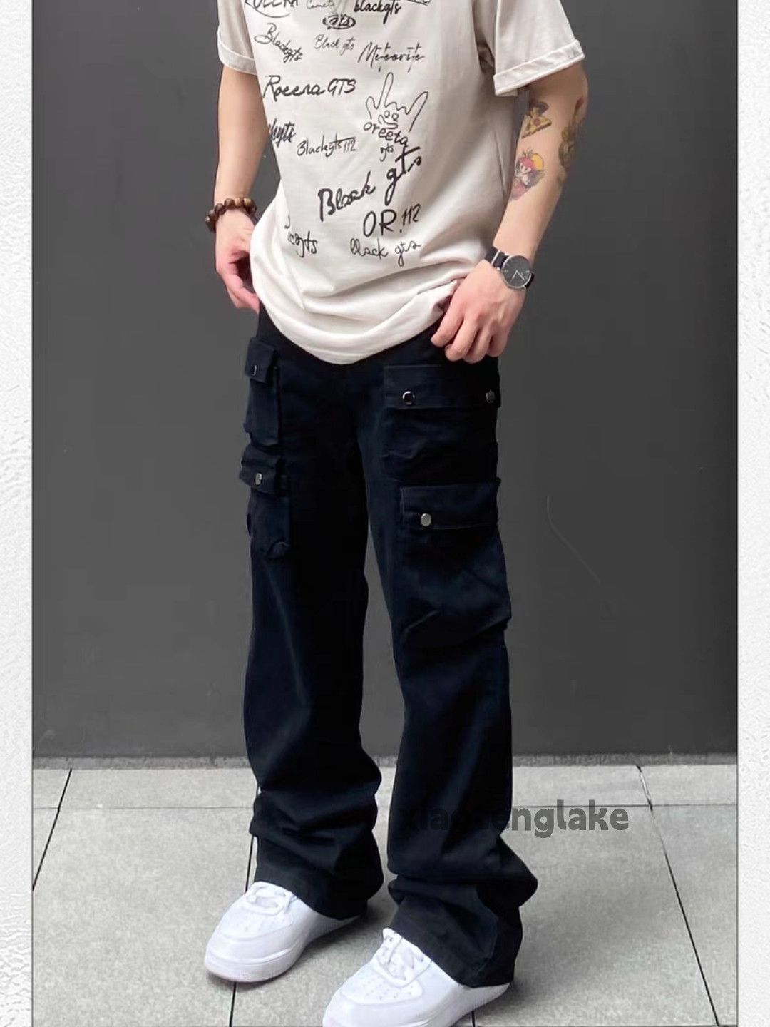Designer × Japanese Brand × Vintage utility military outdoor tactical punk flared cargo pants Size US 32 / EU 48 - 3 Thumbnail