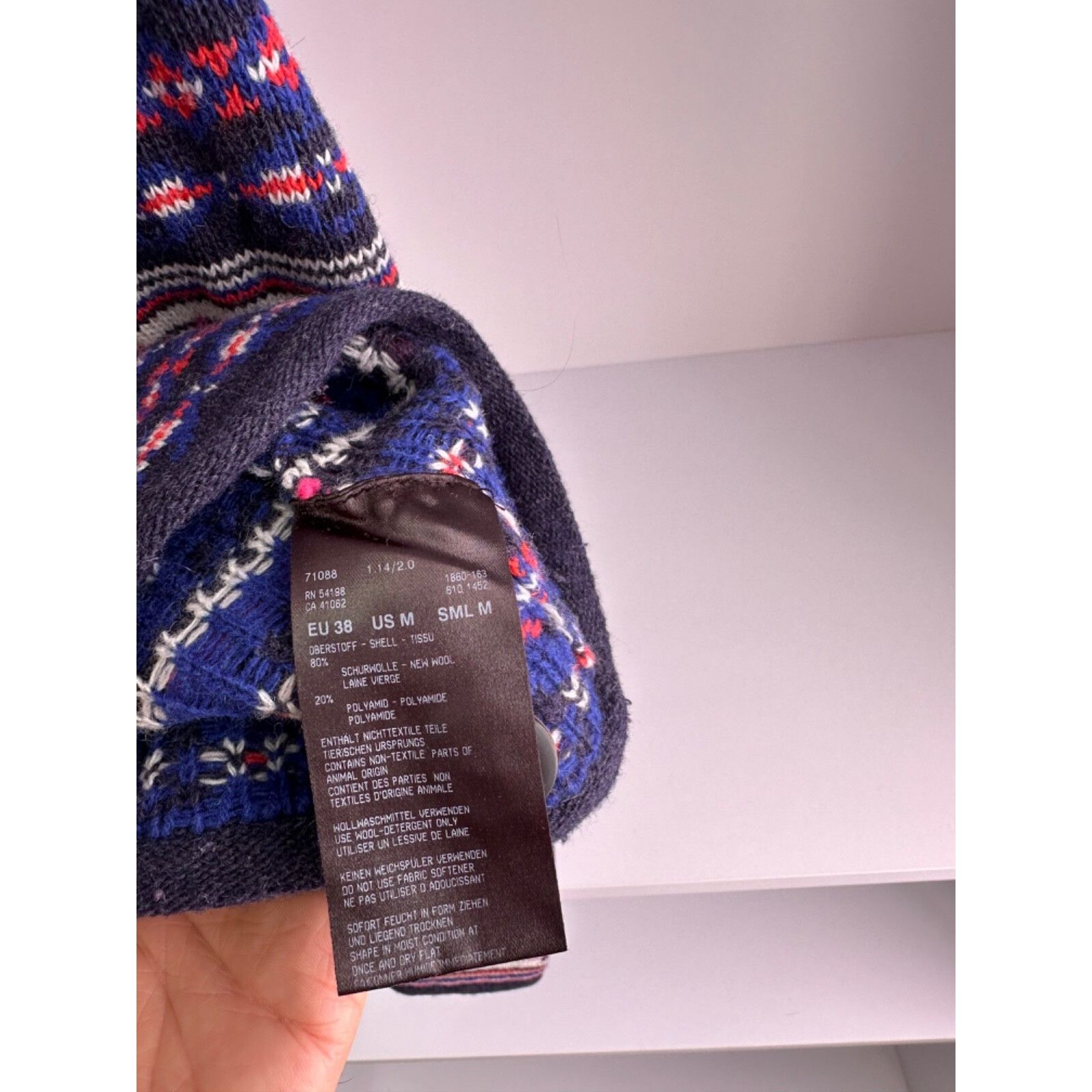 Bogner VTG Bogner Fire+Ice Woman Wool Multicolored Cardigan Sweater Size M / US 6-8 / IT 42-44 - 7 Thumbnail