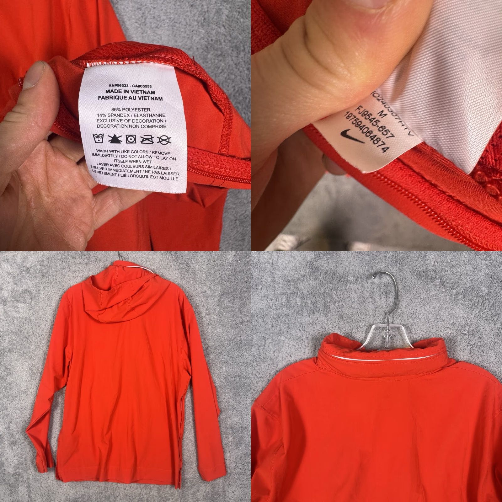 Nike Nike Coaches Sideline 1/4 Zip Hoodie Jacket Men M Red Softshell Windbreaker Size US M / EU 48-50 / 2 - 9 Thumbnail