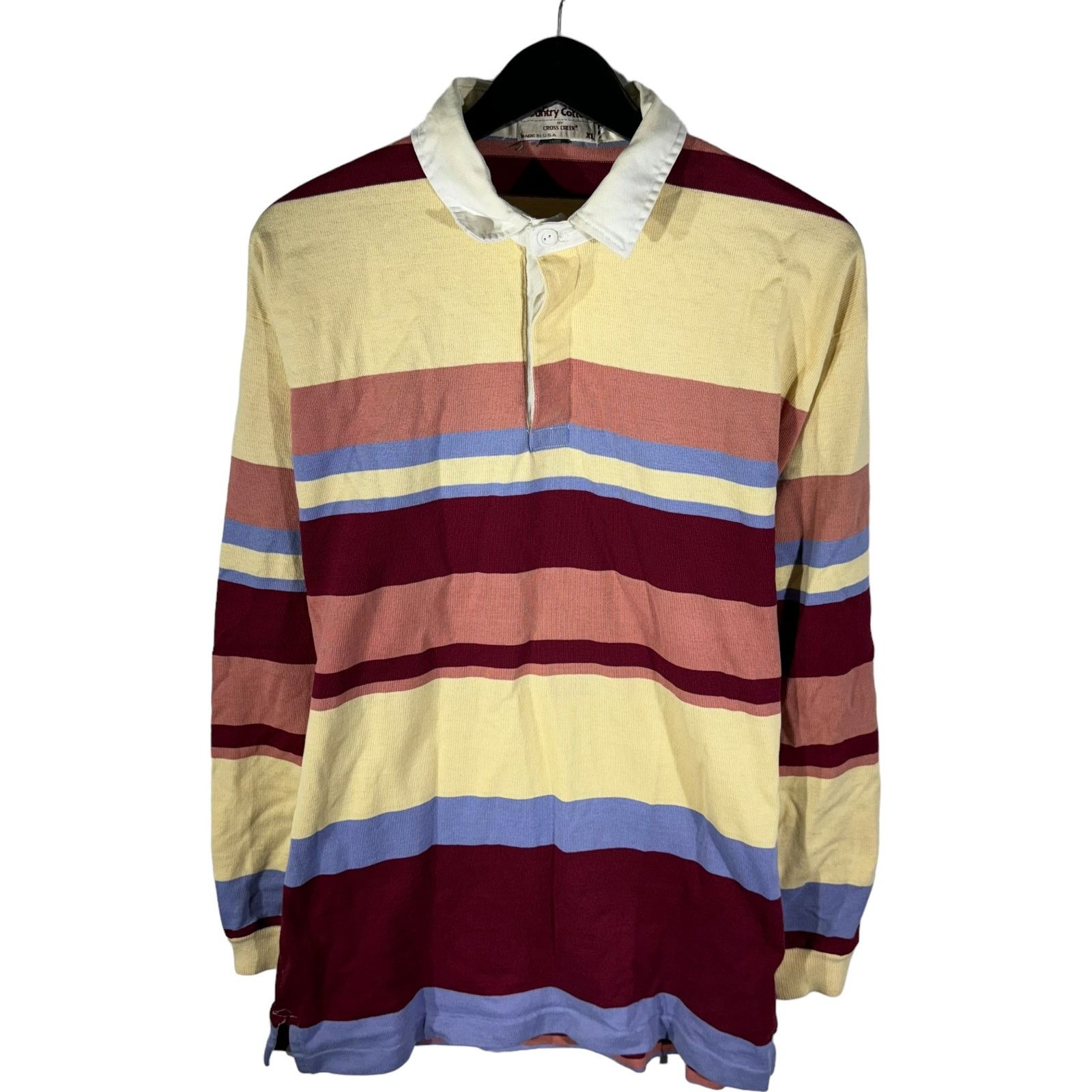 Other Country Cotton Striped Long Sleeve Rugby Size US XL / EU 56 / 4 - 1 Thumbnail