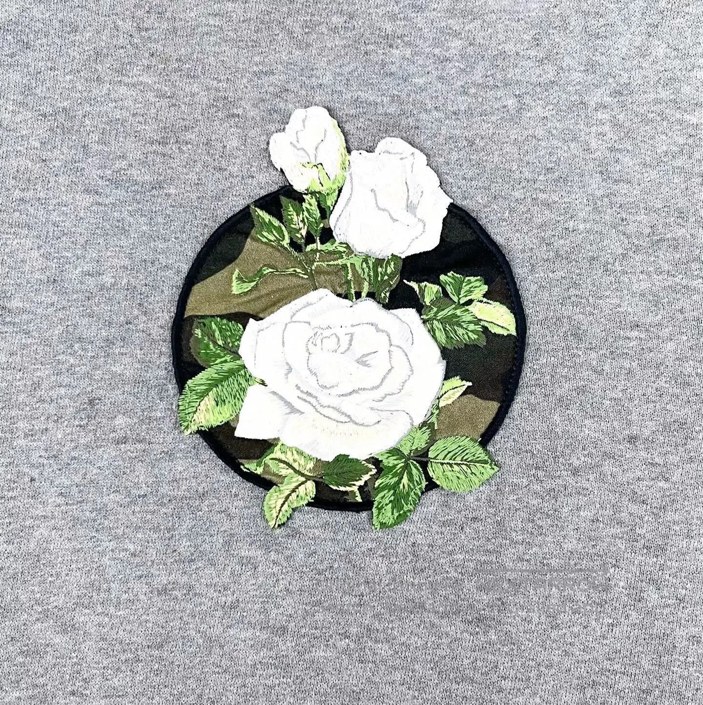 Dior Dior Gray Embroidered Camellia Logo Sweatshirt. Size M / US 6-8 / IT 42-44 - 5 Thumbnail