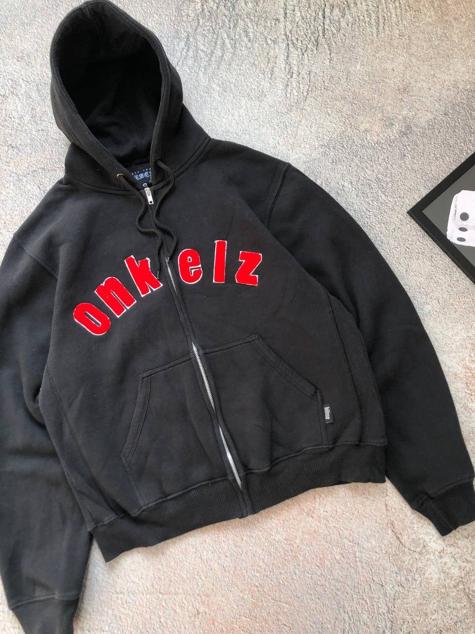 Band Tees × Vintage Mens zip Hoodies Bohse Onkelz Vintage Size L Size US S / EU 44-46 / 1 - 3 Thumbnail