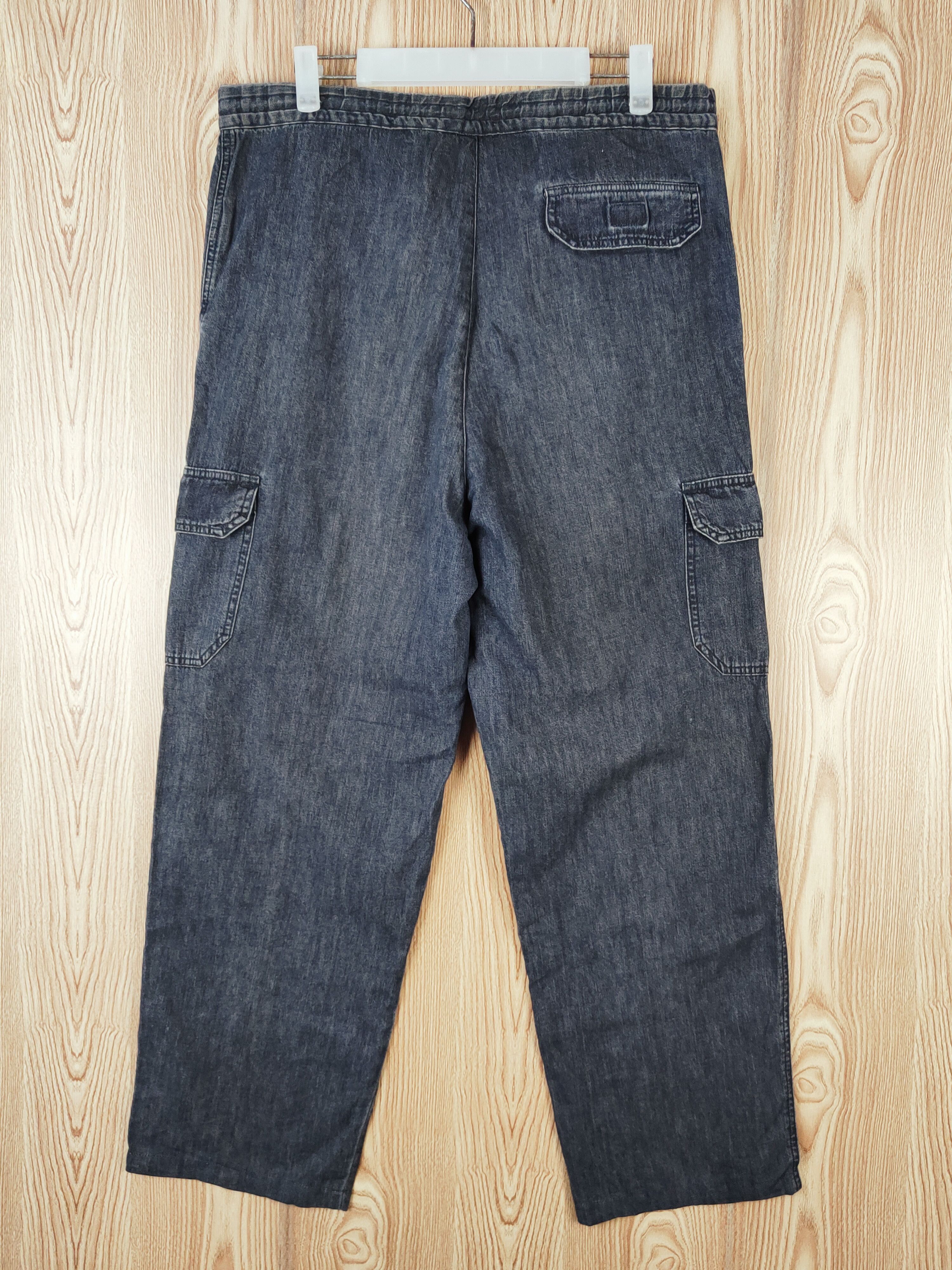 Japanese Brand × Mr. Junko Mr.Junko Dark Blue Multipocket Tactical Cargo Pants #W437 Size US 34 / EU 50 - 7 Thumbnail
